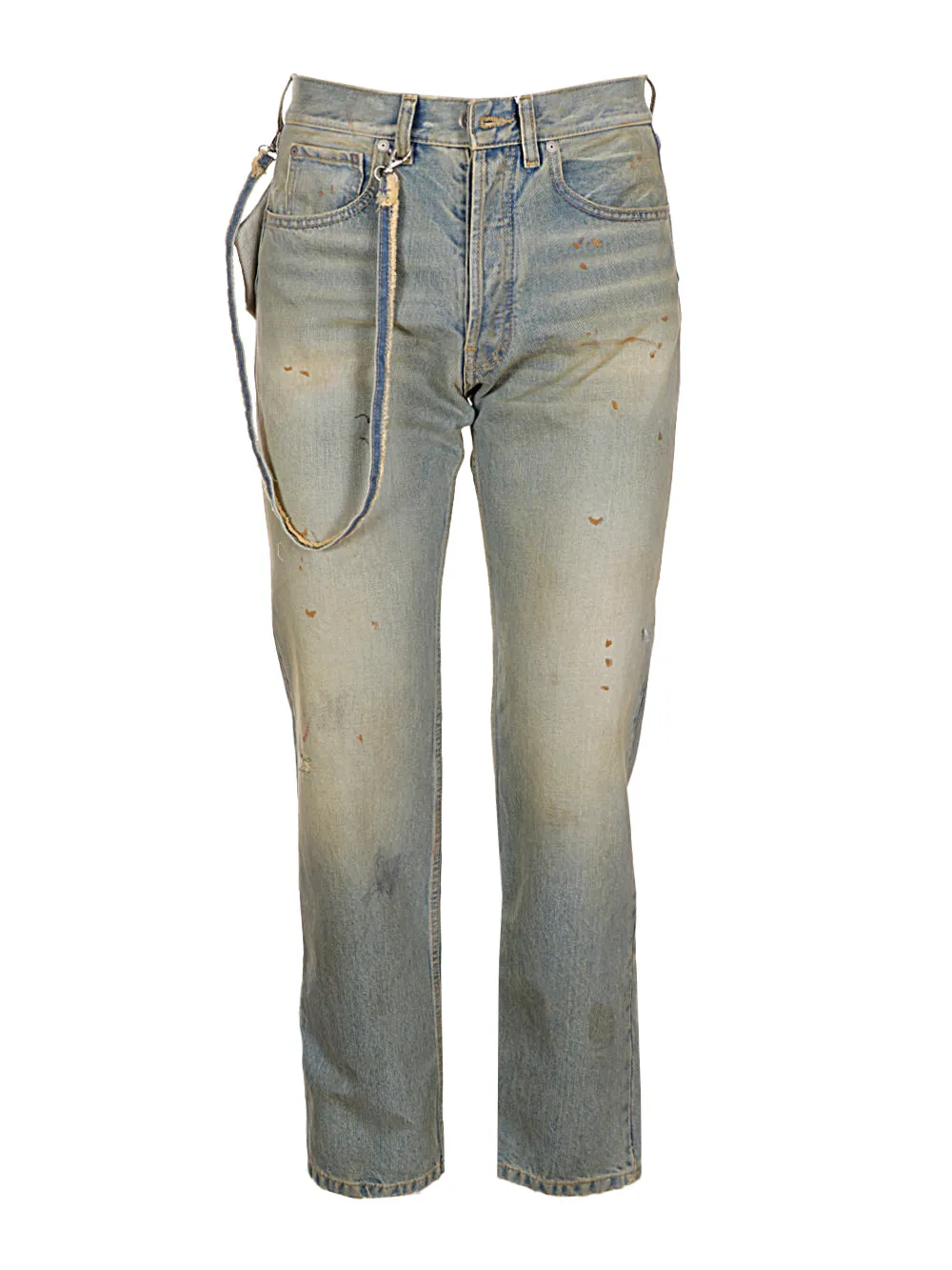 Maison Margiela Distressed Straight Leg Jeans