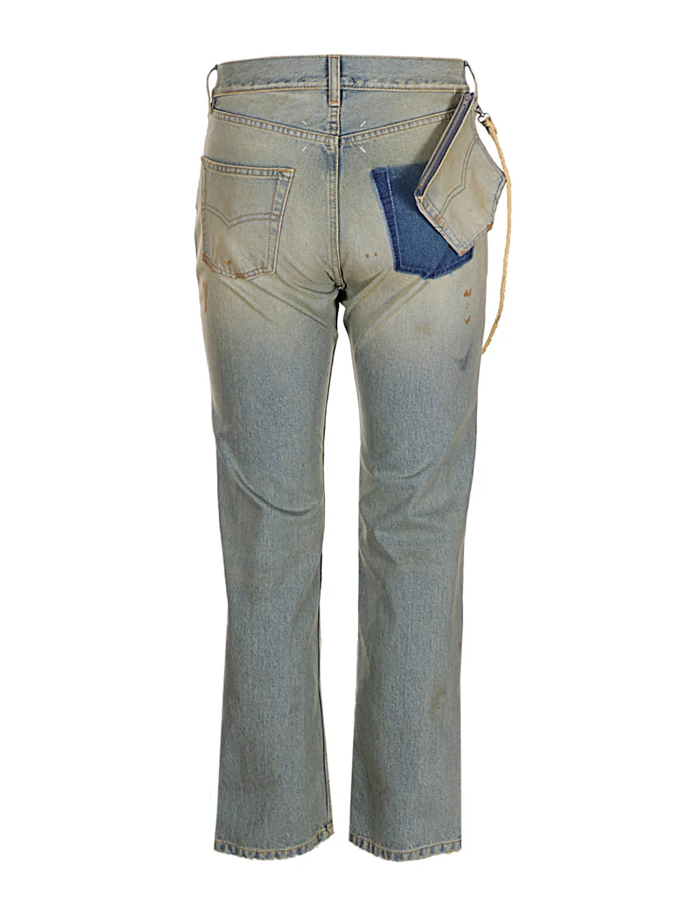Maison Margiela Distressed Straight Leg Jeans