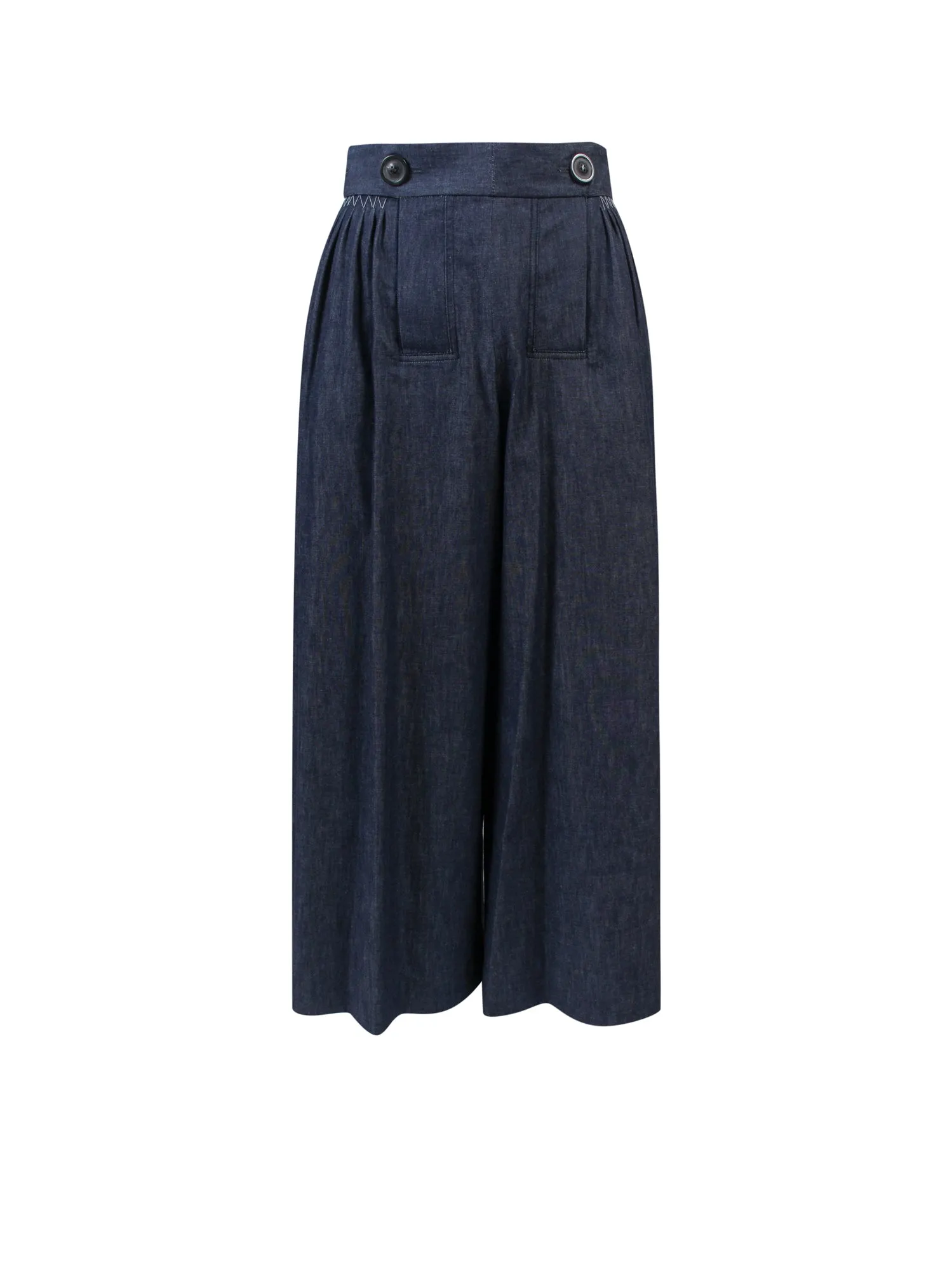 Maison Margiela Wide Leg Cropped Jeans