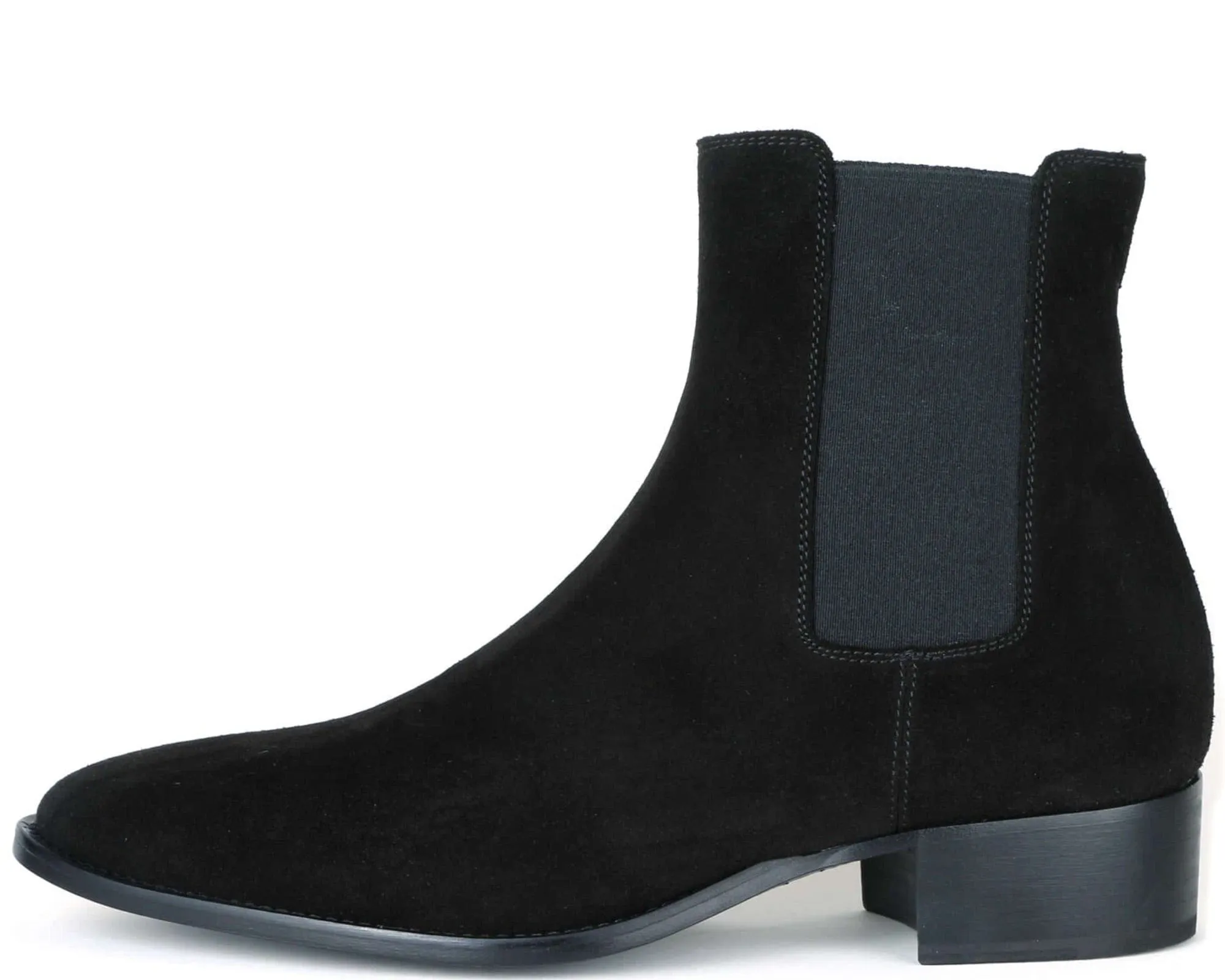 Manhattan Chelsea Boot Black Suede