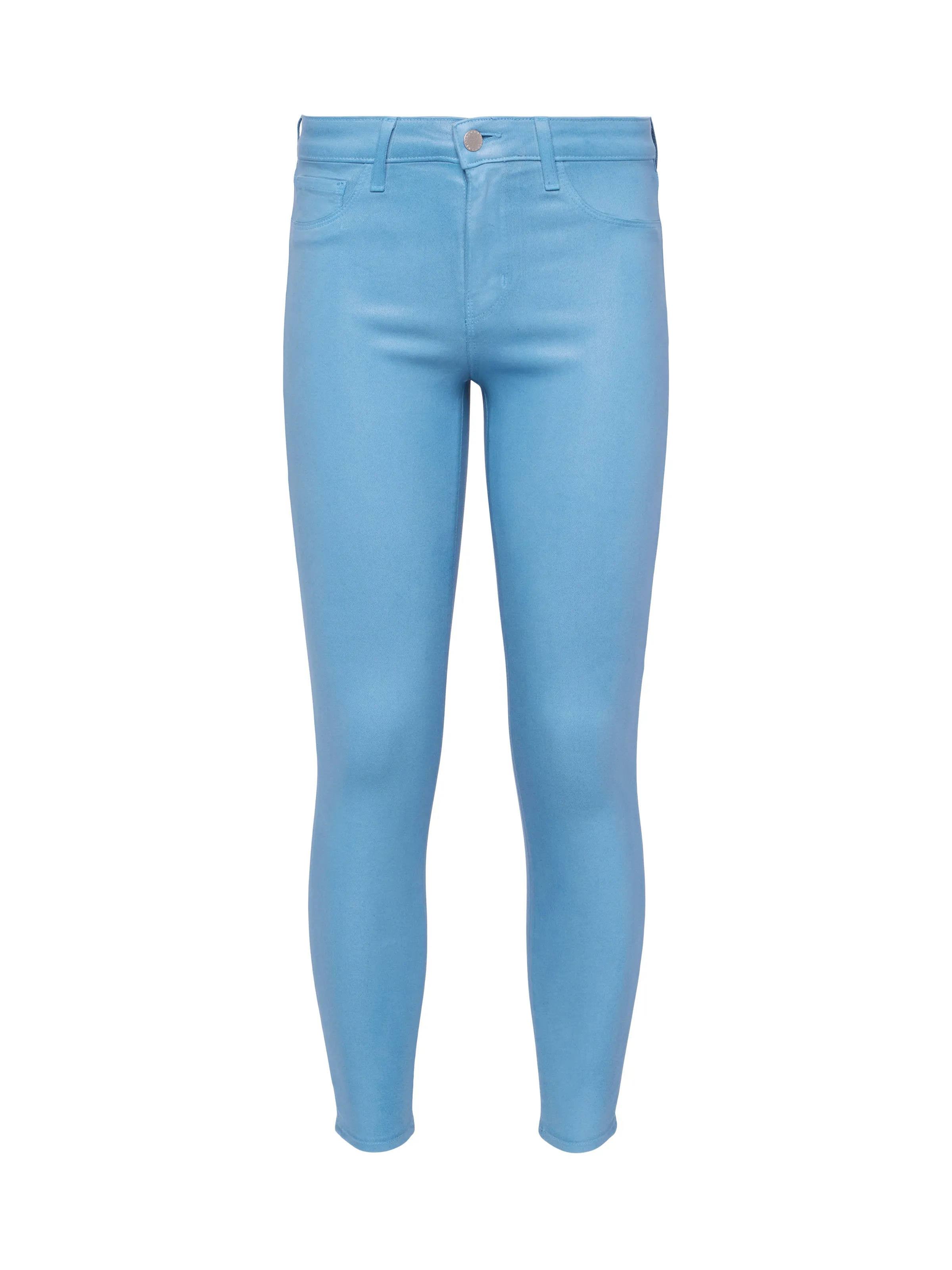 Margot Coated Cropped Skinny Jean