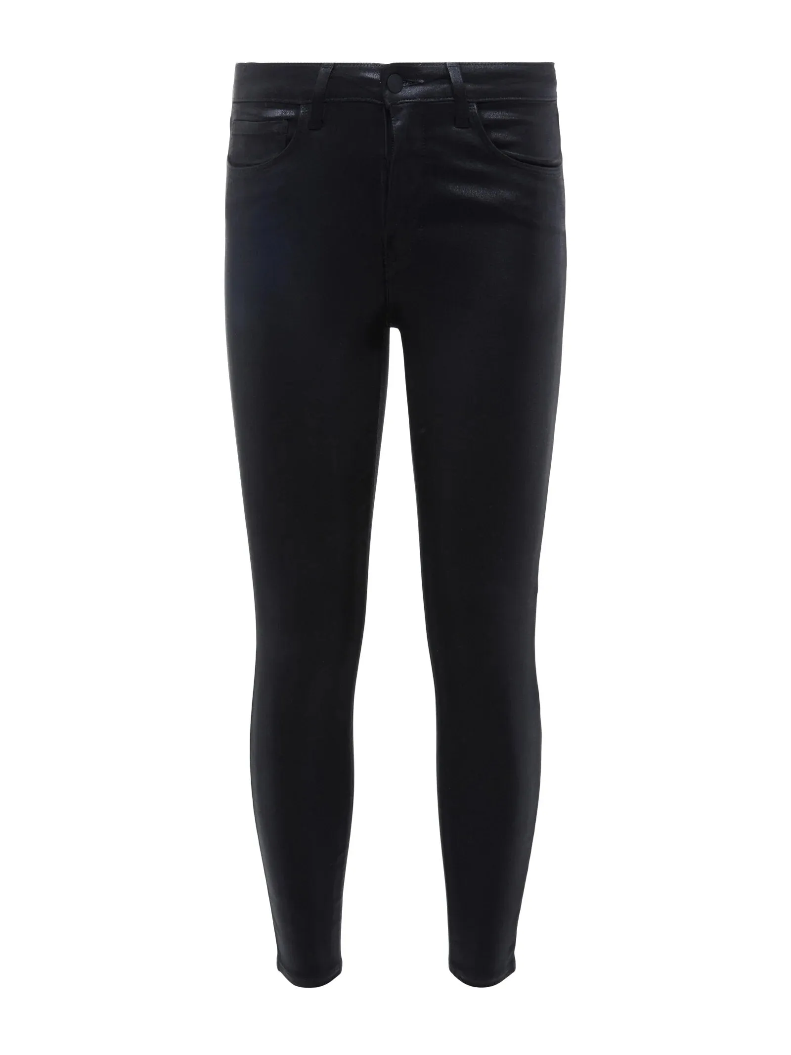 Margot Coated Cropped Skinny Jean