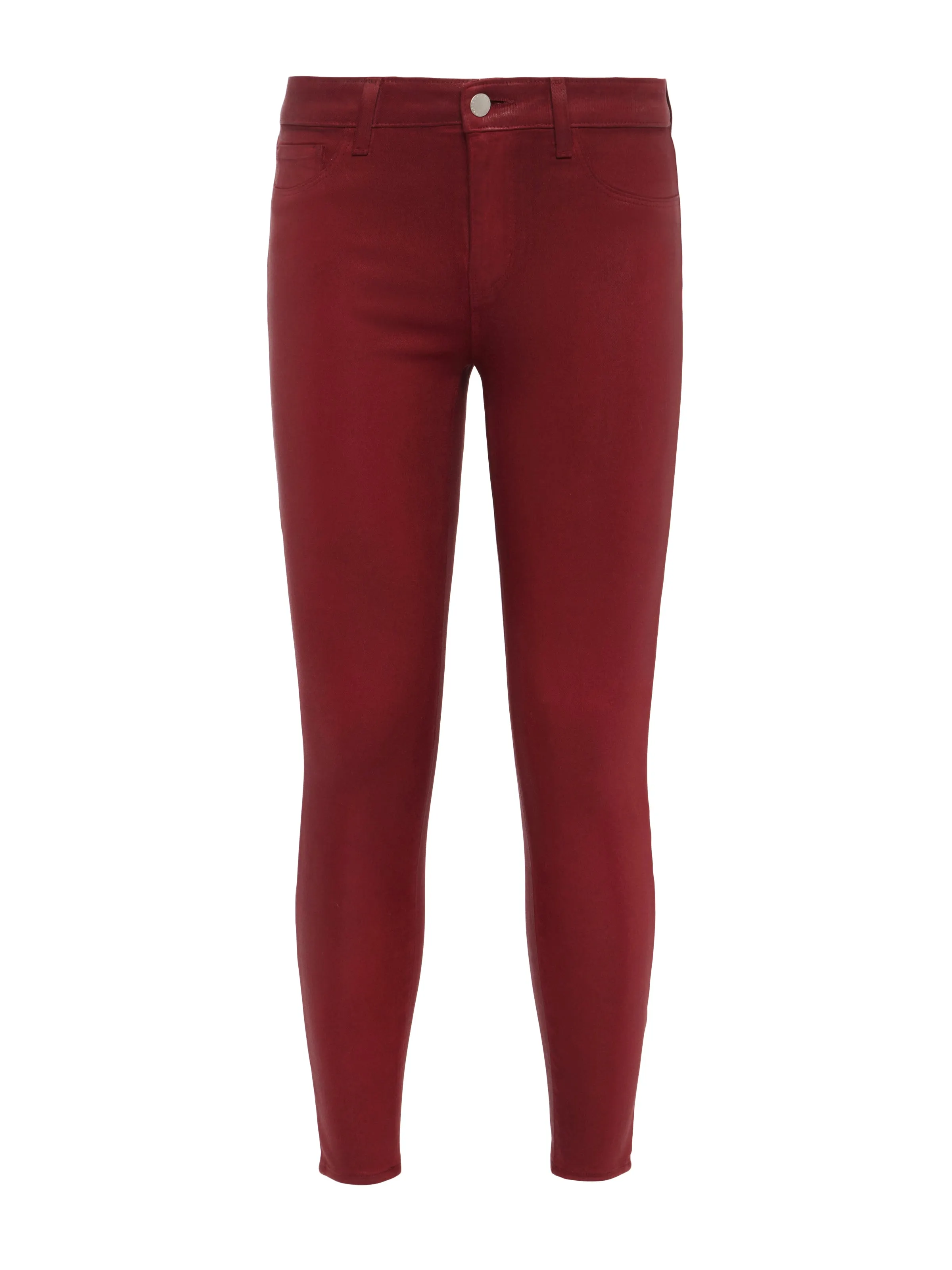 Margot Coated Cropped Skinny Jean