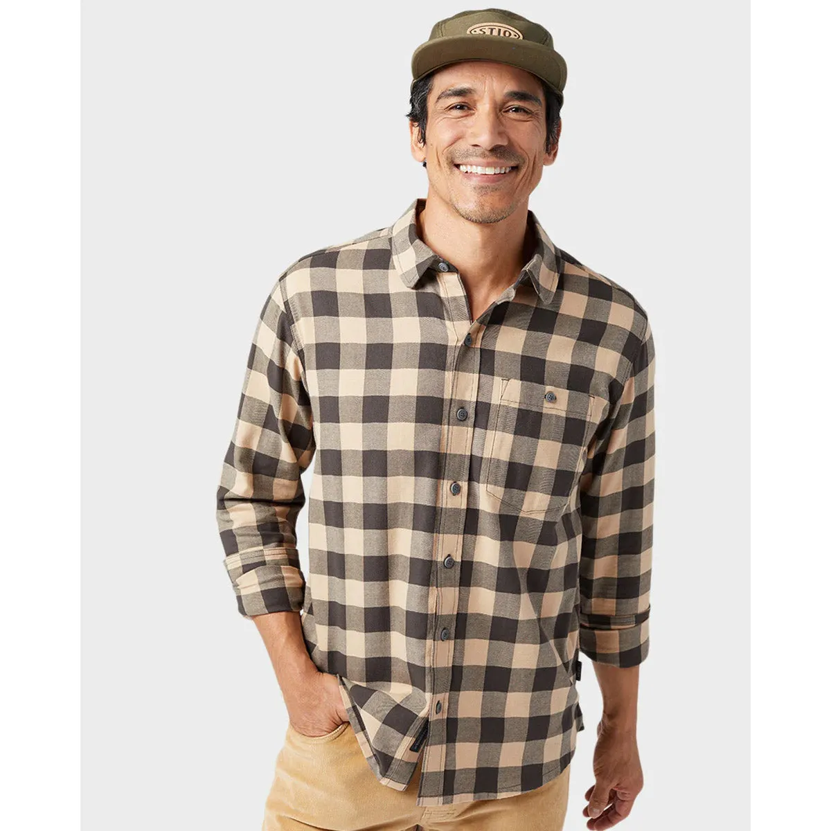 Men's Miter Stretch Lightweight Flannel Shirt