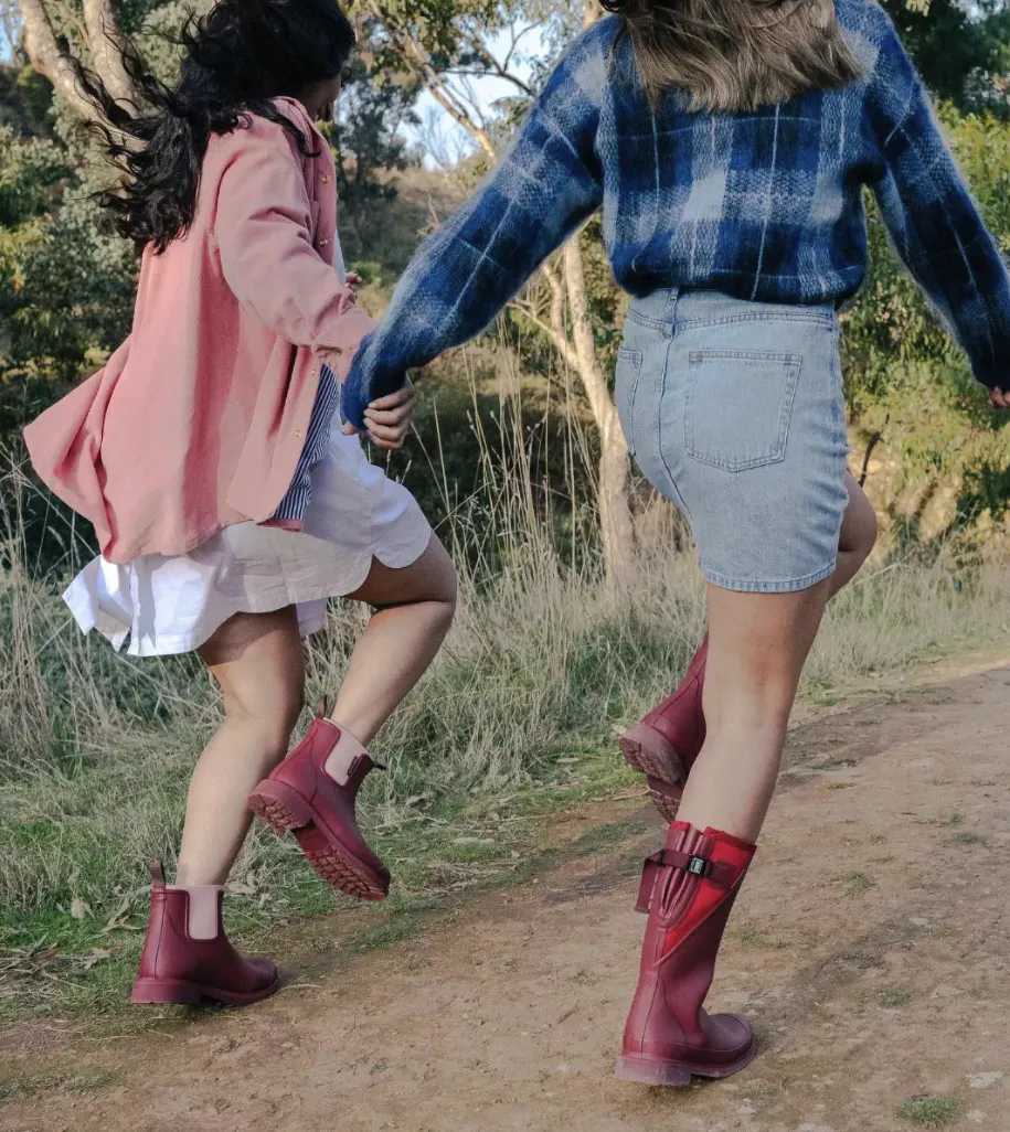 Merry People Bobbi Boot Beetroot/Pink