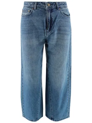 Michael Kors Cropped Wide Leg Jeans