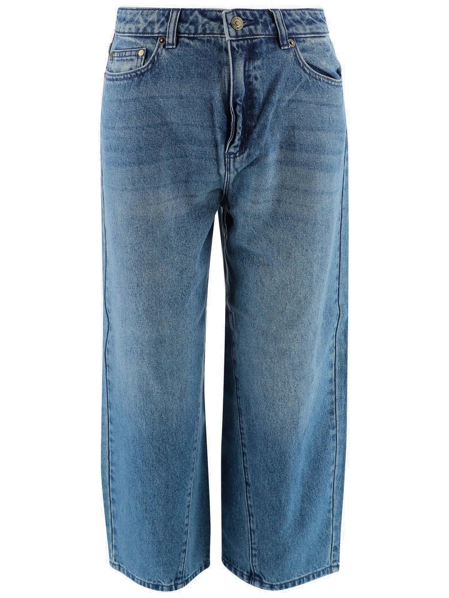 Michael Kors Cropped Wide Leg Jeans