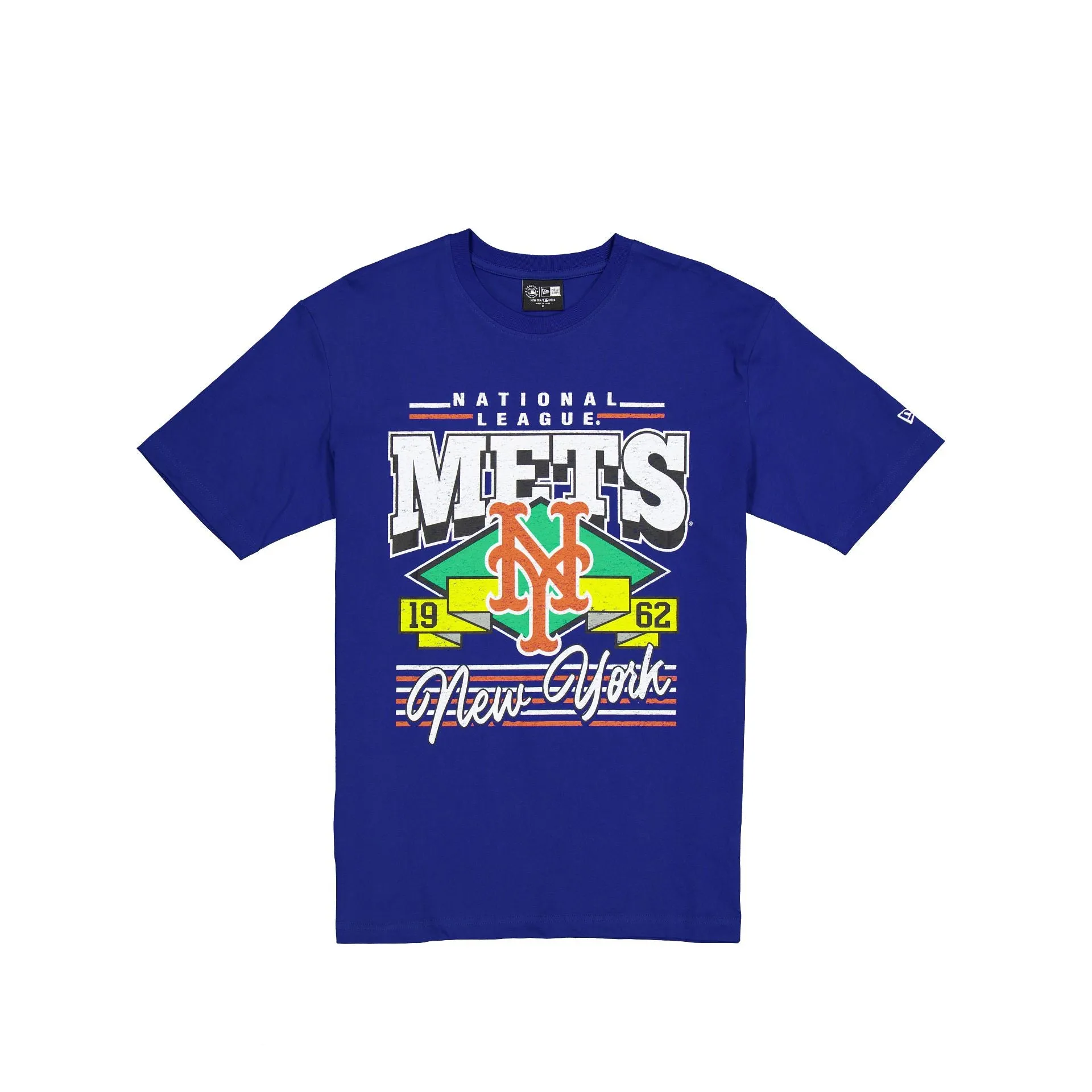 New York Mets Washed Essentials Blue T-Shirt