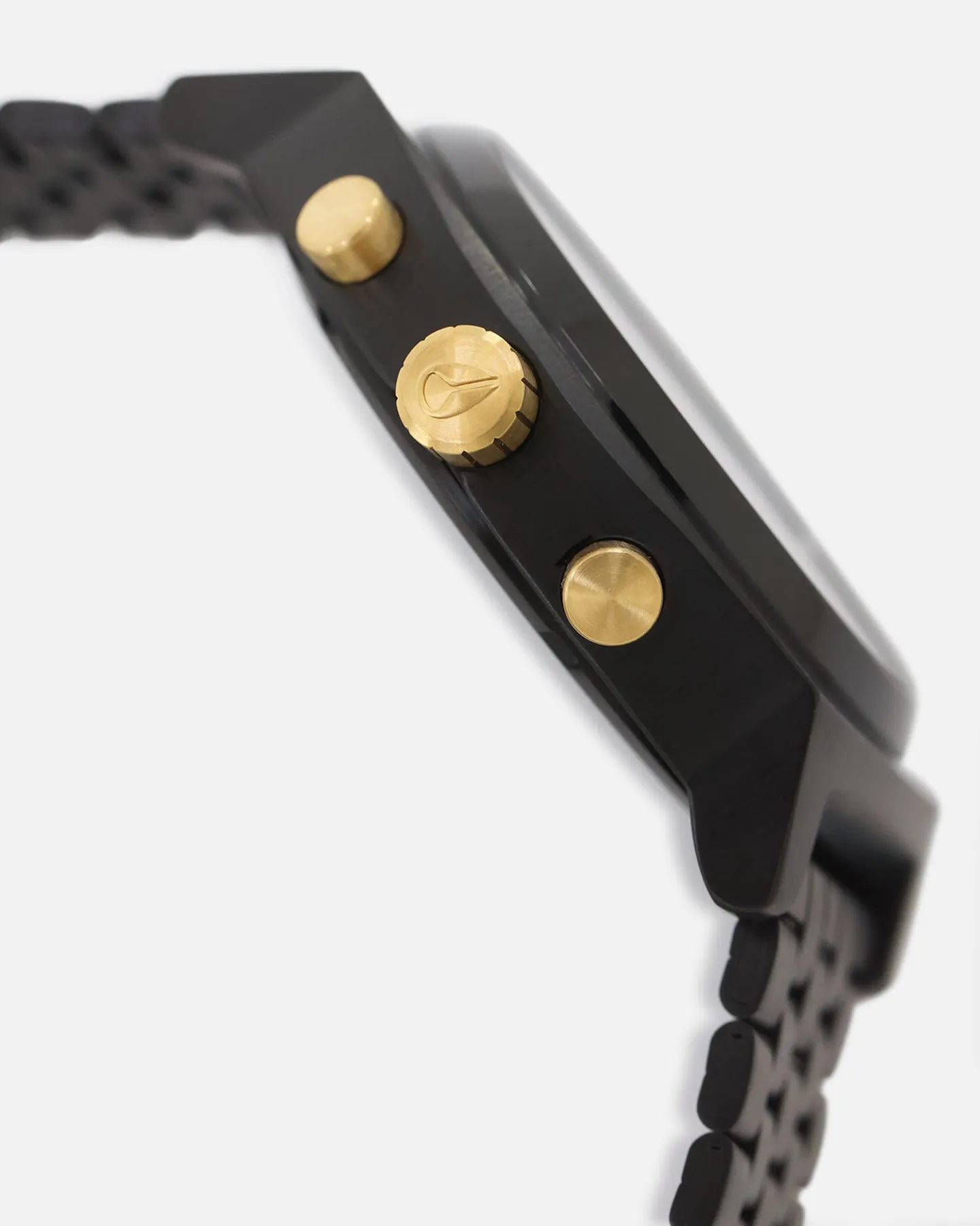 Nixon Time Teller Chrono Watch Black/Gold