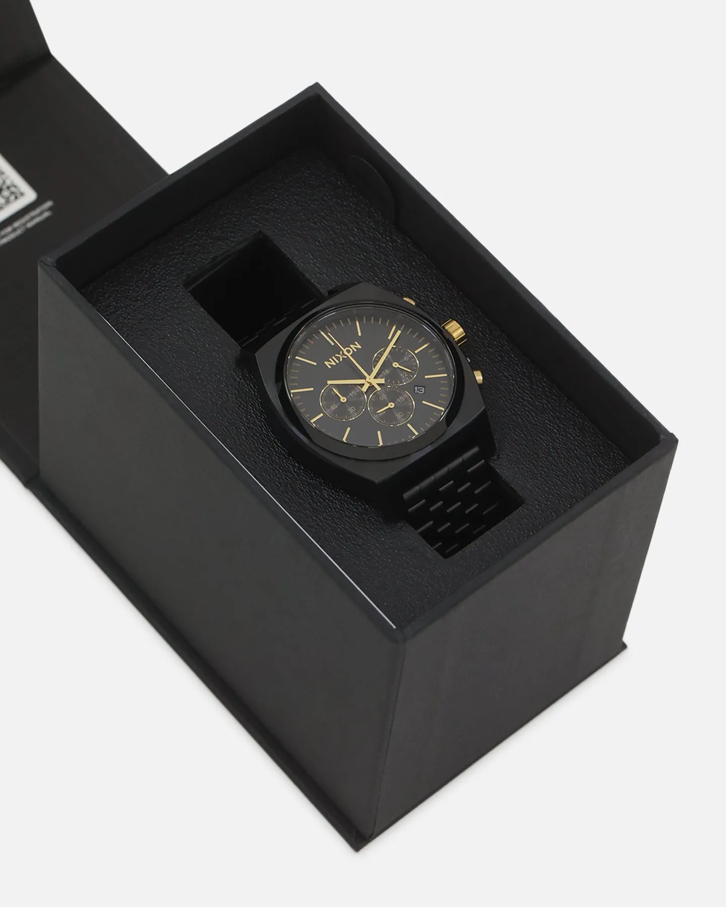Nixon Time Teller Chrono Watch Black/Gold