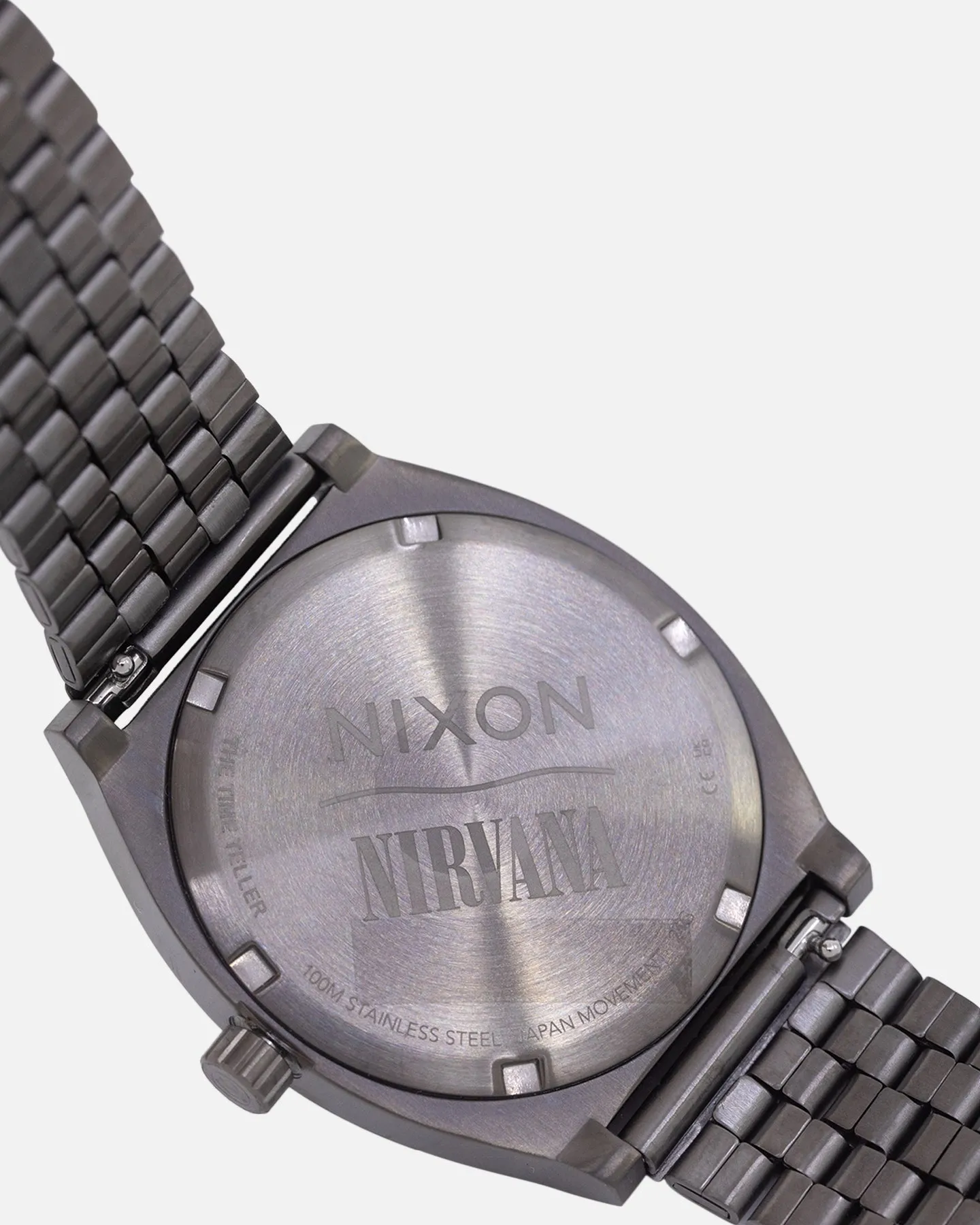 Nixon X Nirvana Time Teller Watch Black Nirvana