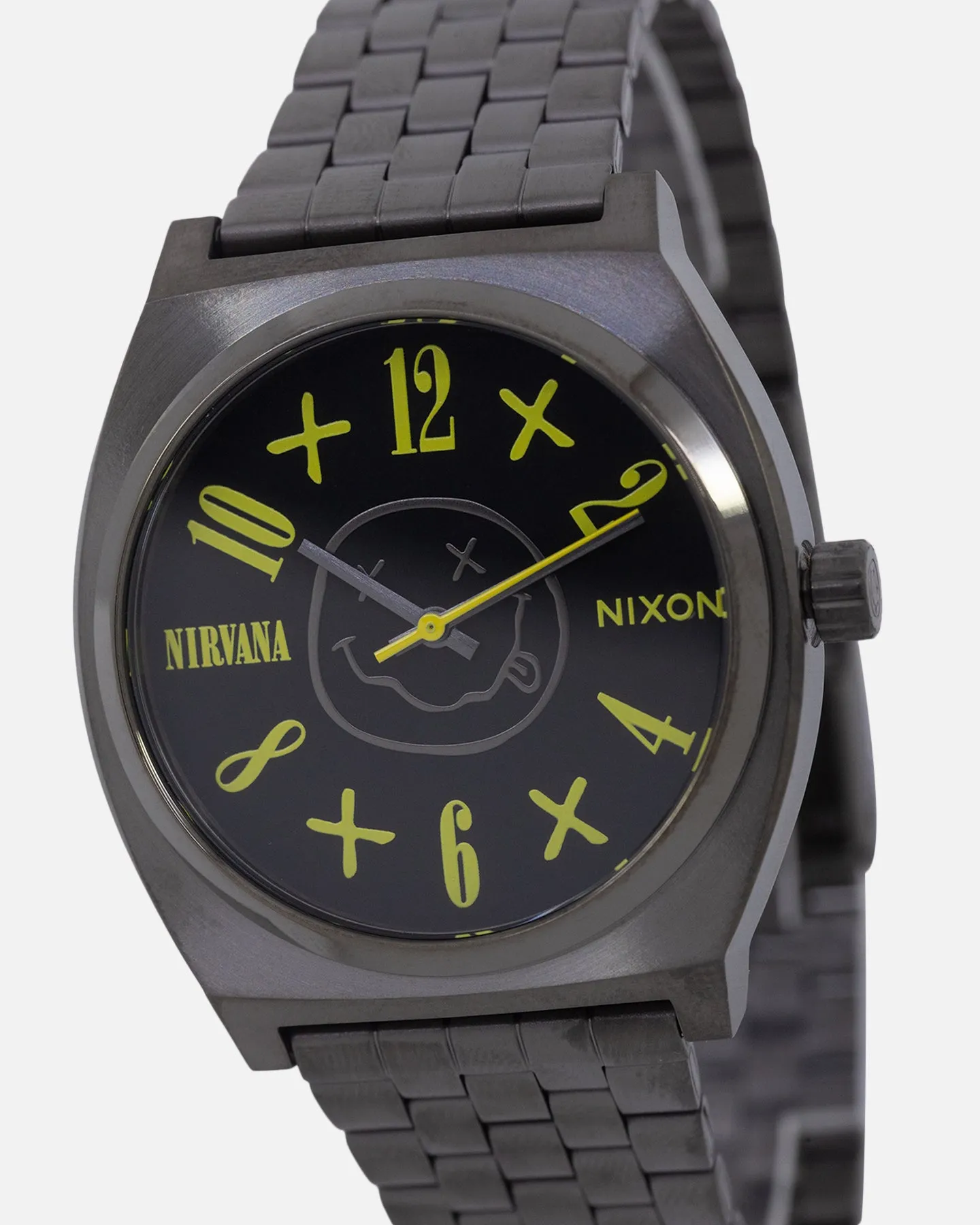 Nixon X Nirvana Time Teller Watch Black Nirvana