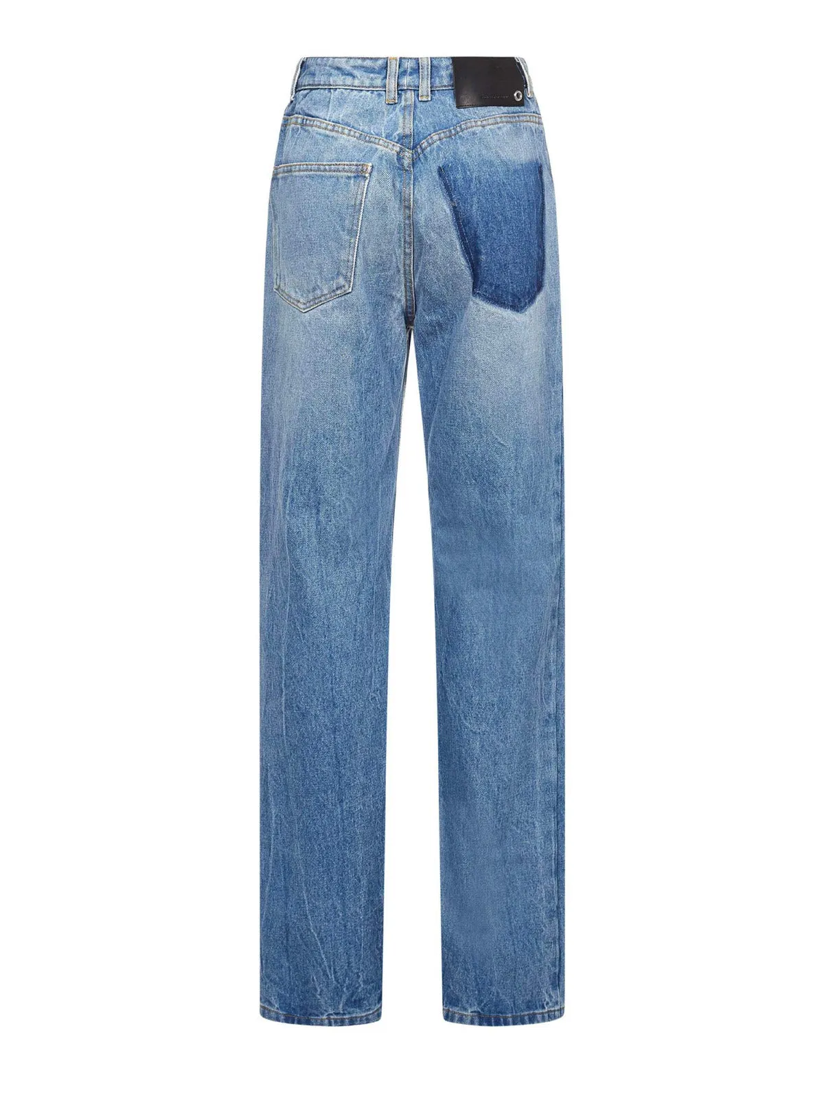 Paco Rabanne Washed Straight-Leg Jeans