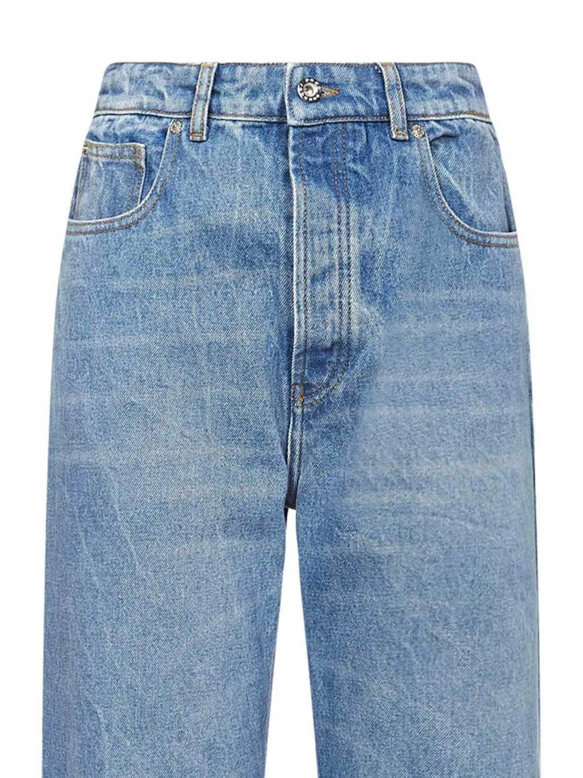 Paco Rabanne Washed Straight-Leg Jeans
