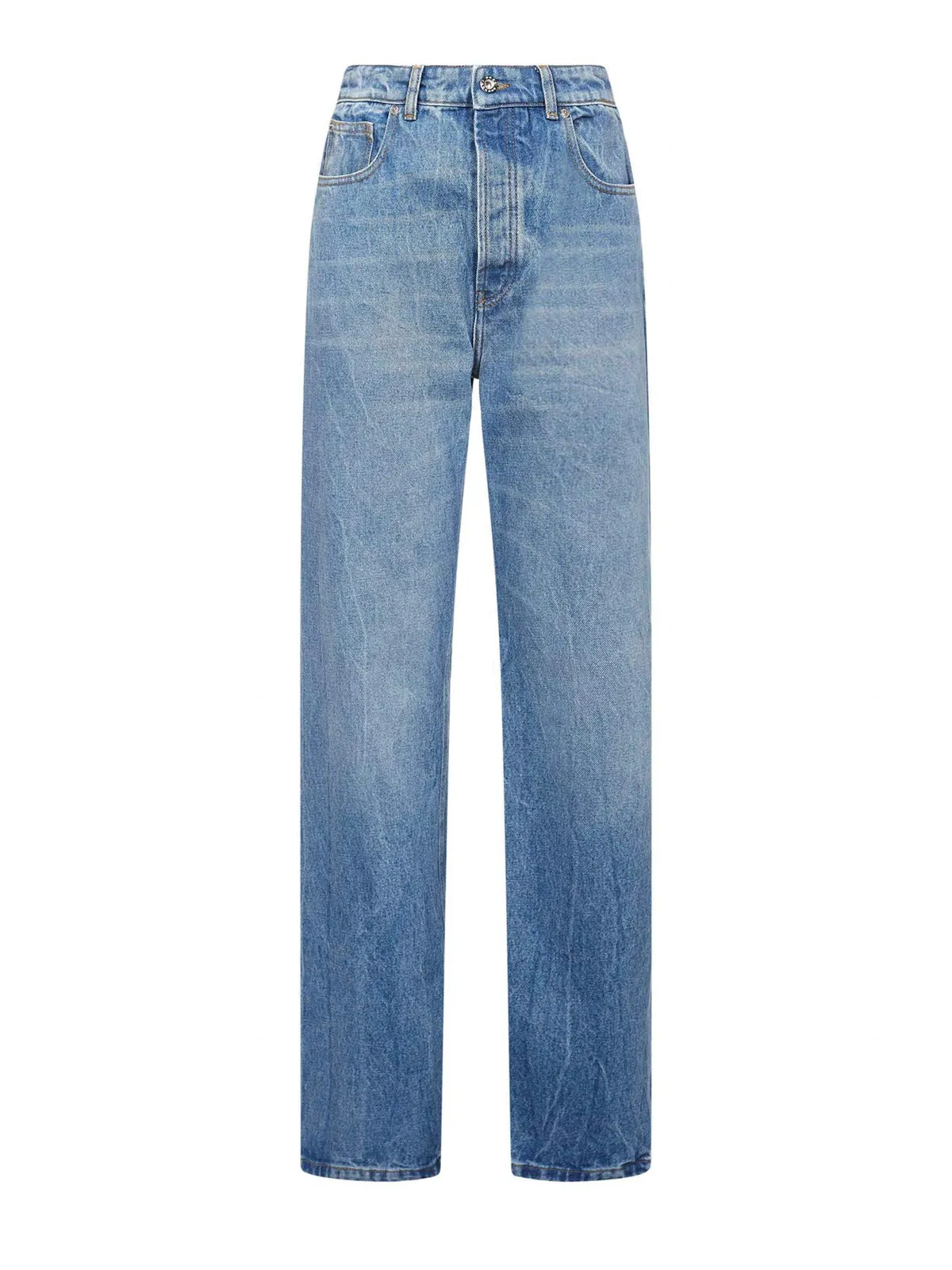 Paco Rabanne Washed Straight-Leg Jeans