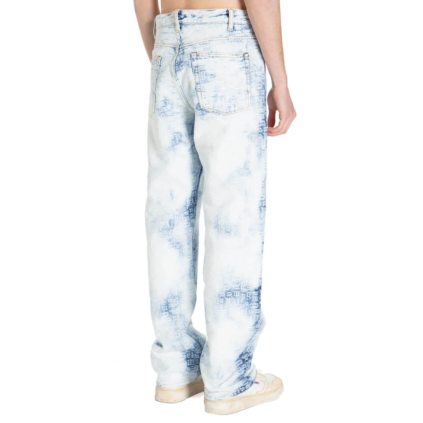 Palm Angels Monogram High Waist Jeans