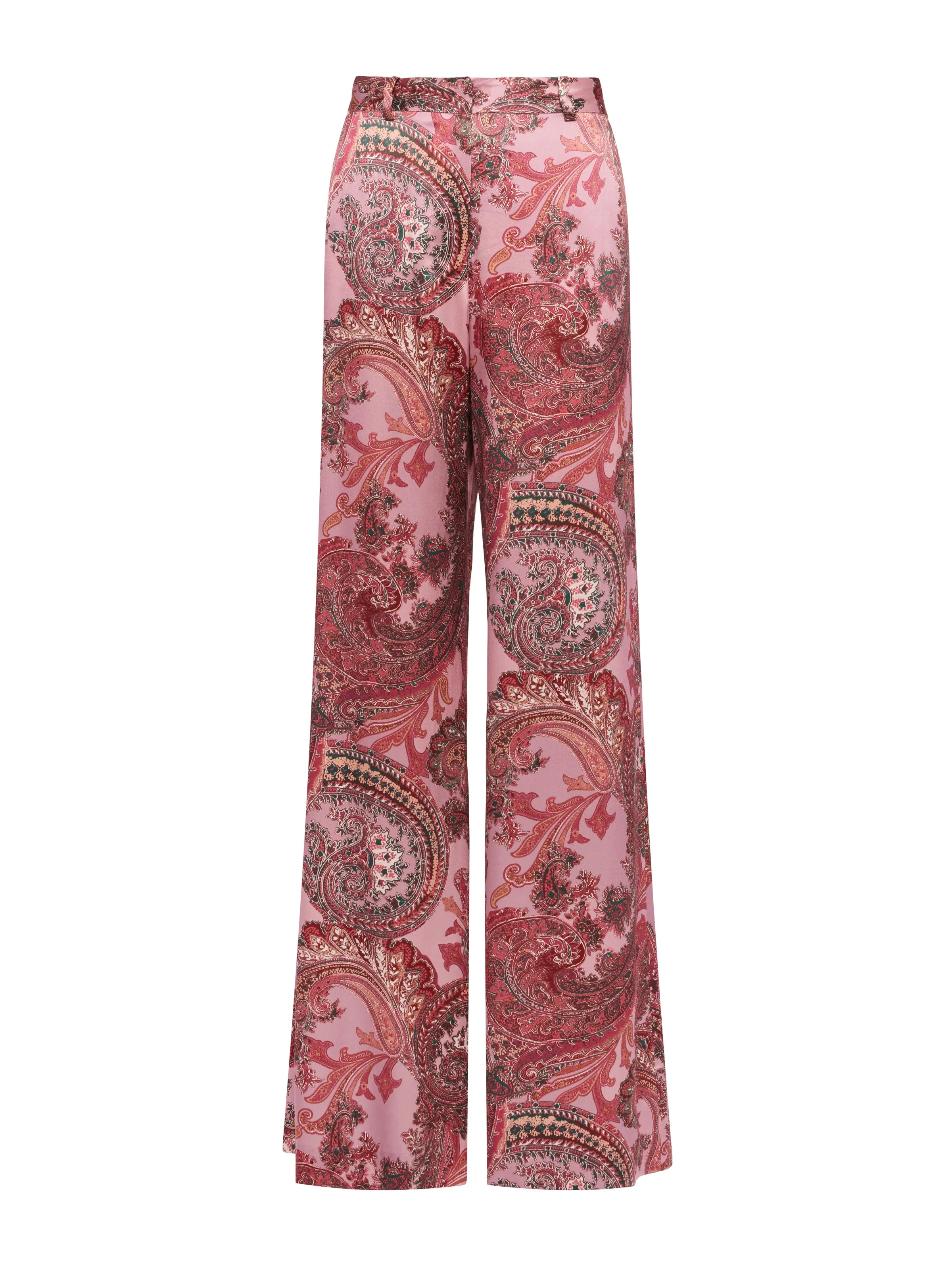 Pilar Silk Wide-Leg Pant