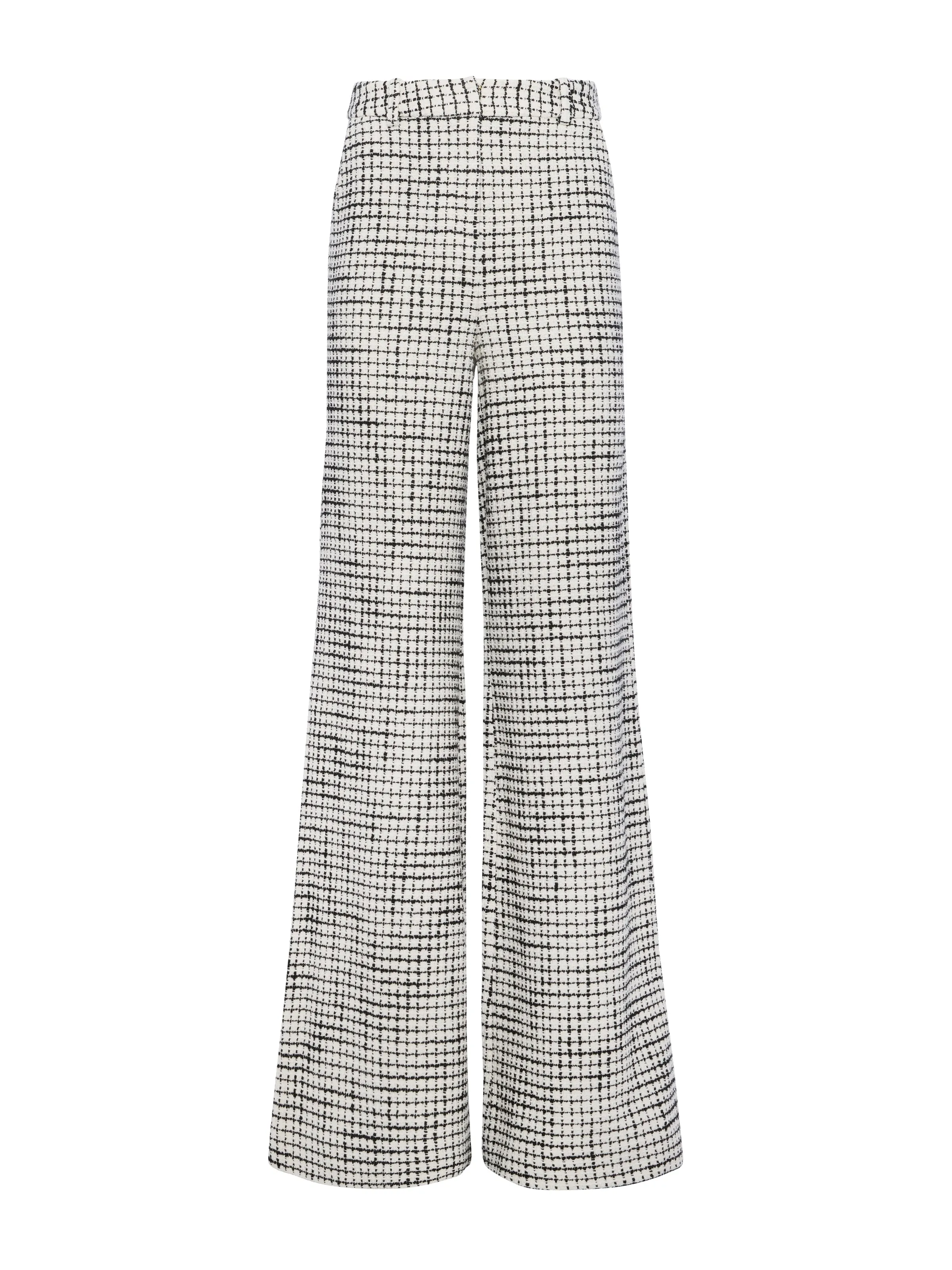 Pilar Tweed Wide-Leg Pant