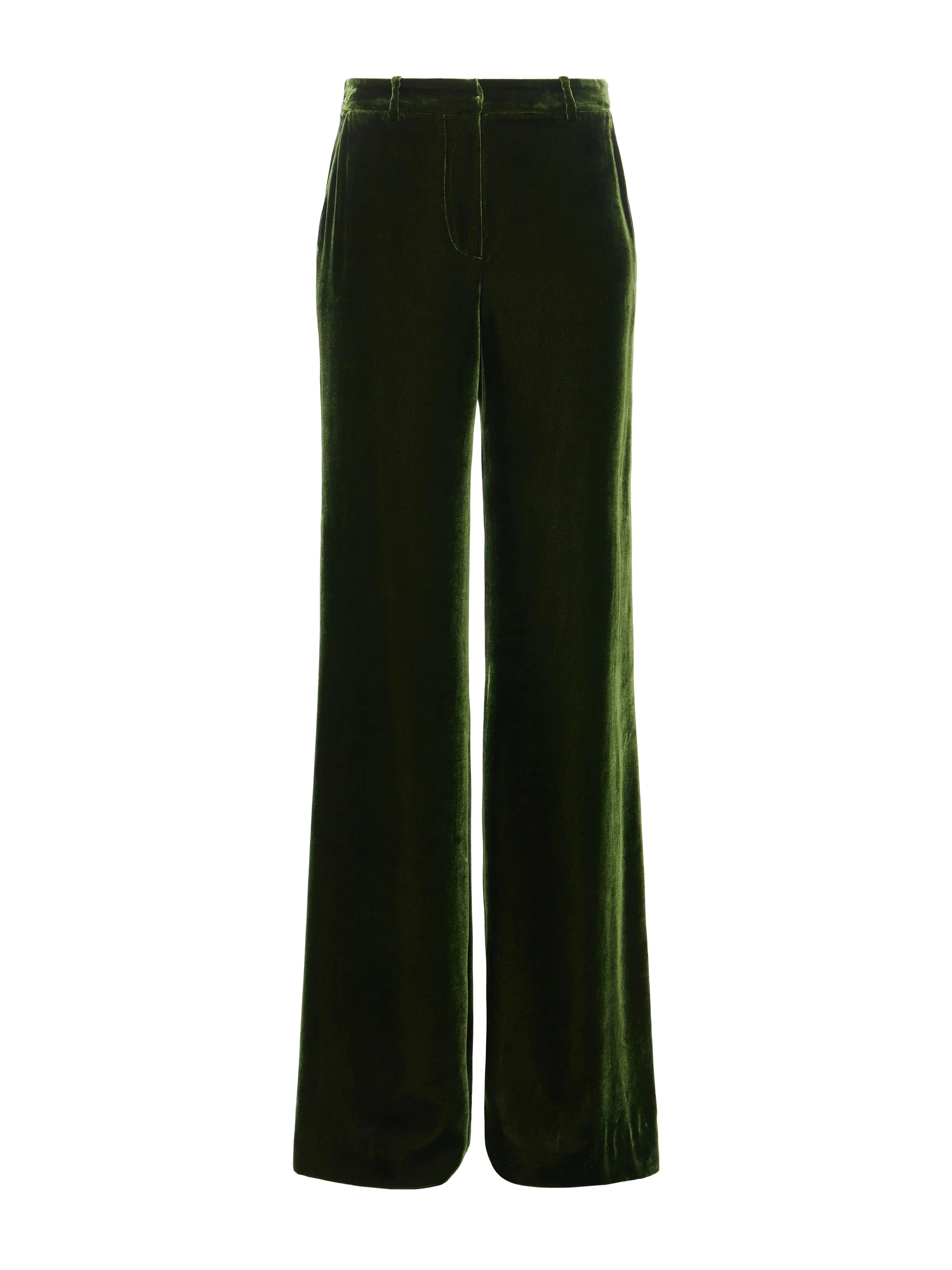Pilar Velvet Wide-Leg Pant