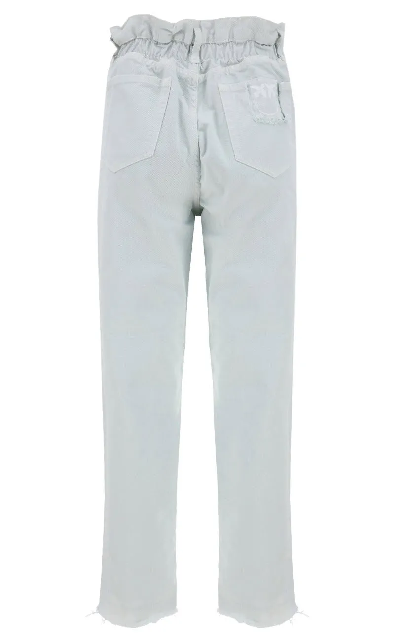 Pinko Distressed High-Waist Jeans