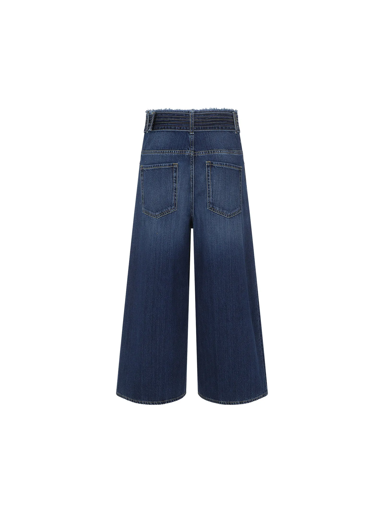 Pinko Wide Leg Cropped Jeans