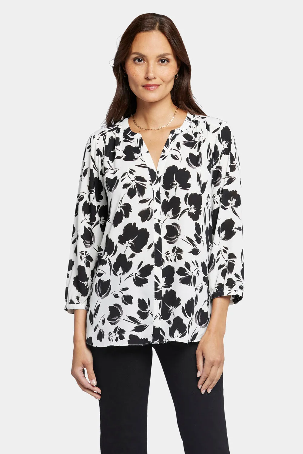 Pintuck Blouse - Campanil