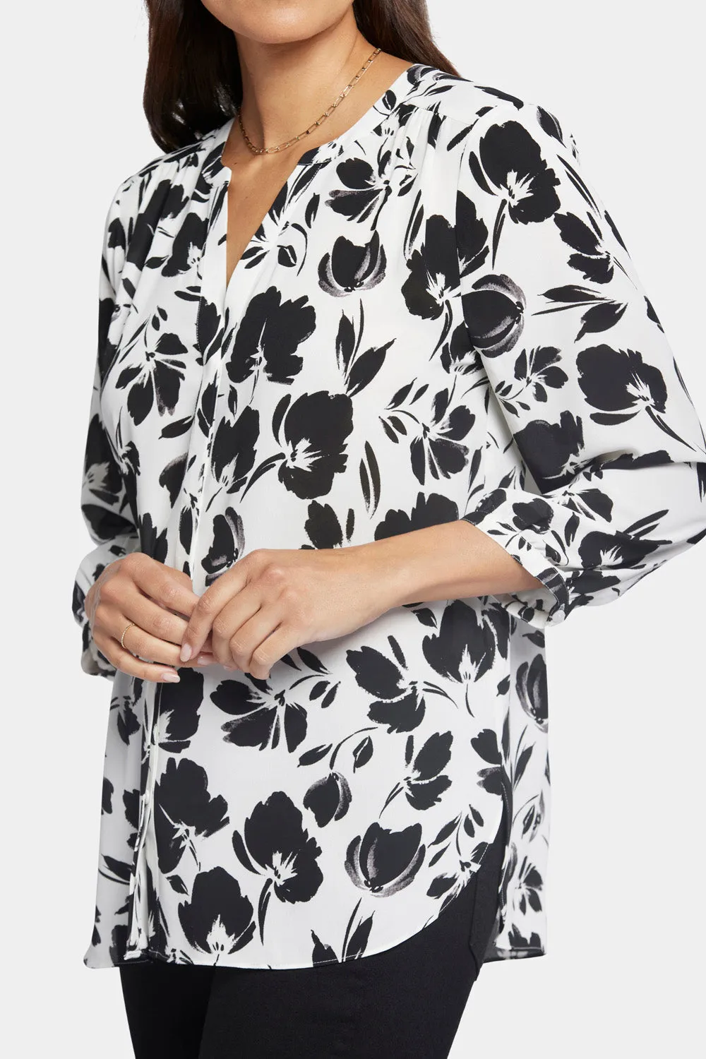 Pintuck Blouse - Campanil