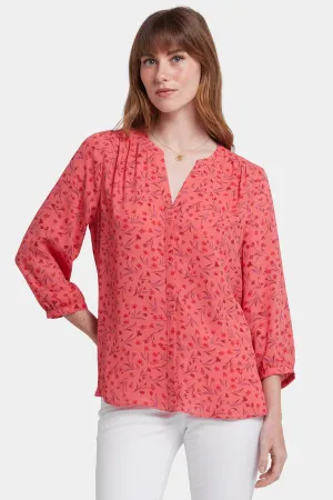 Pintuck Blouse - Fernanda Flores