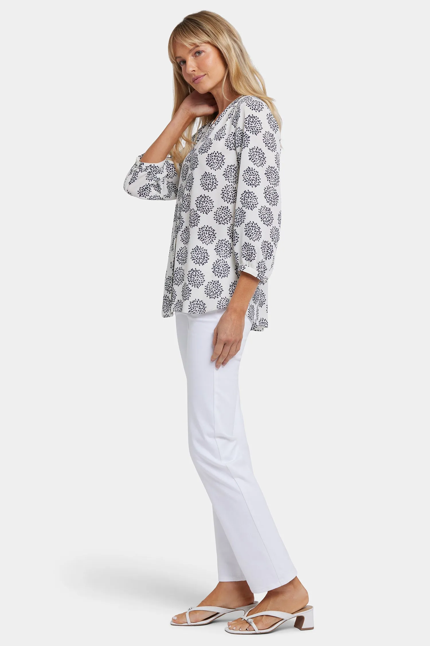 Pintuck Blouse - La Casa Blanca