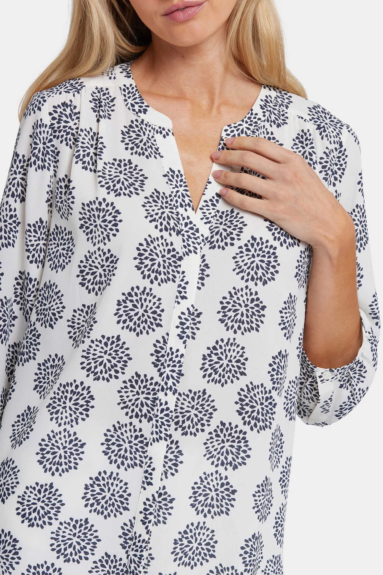 Pintuck Blouse - La Casa Blanca