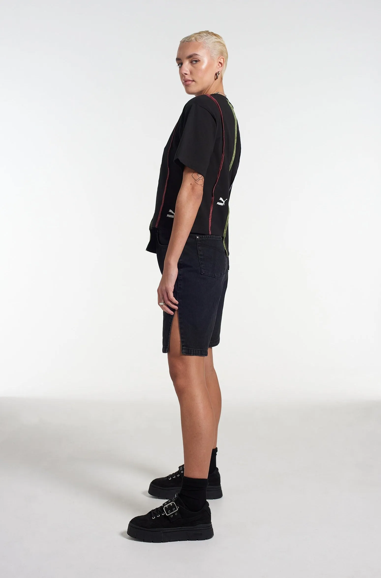 PUMA x The Ragged Priest Black Jersey Tee