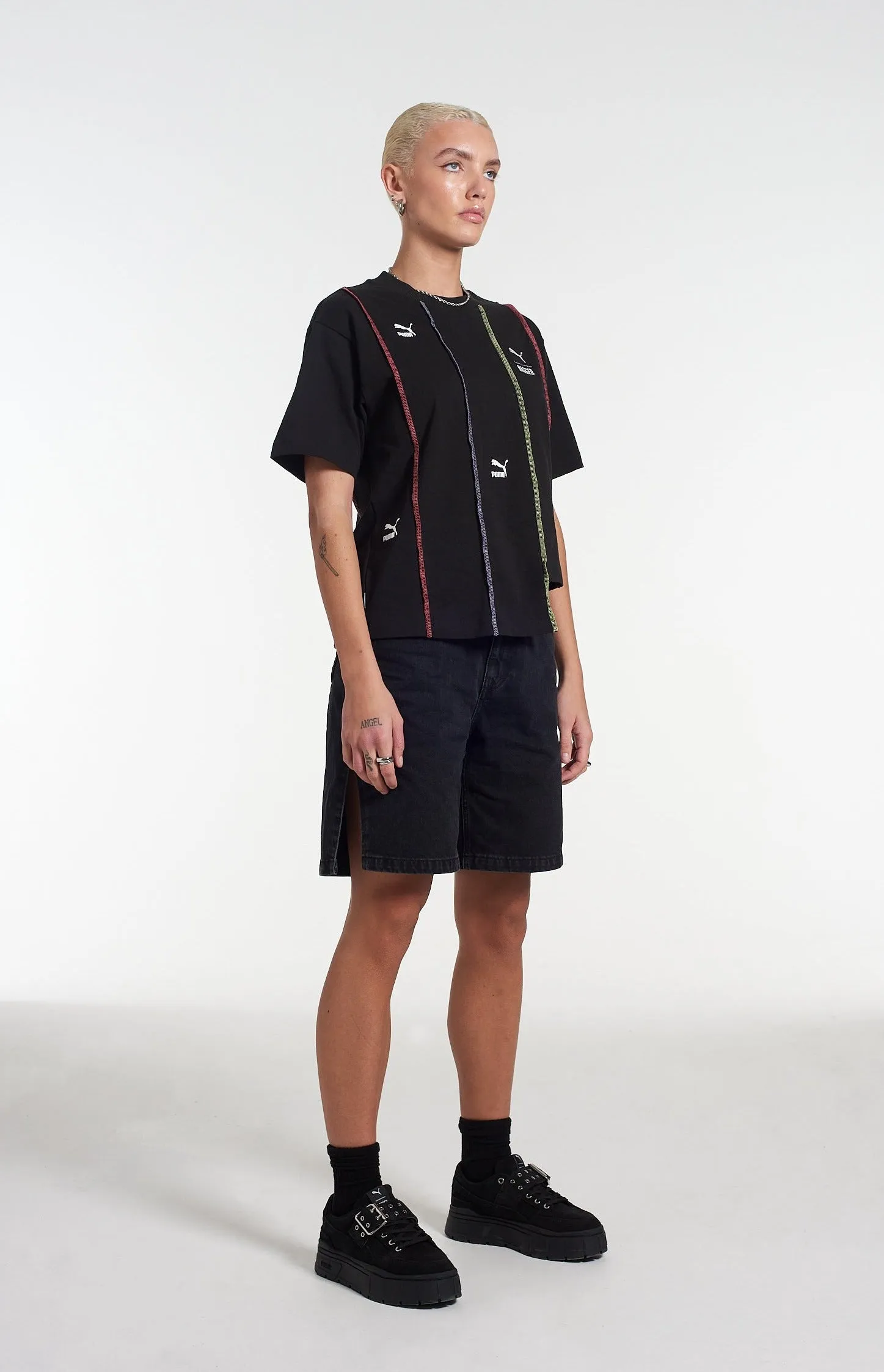 PUMA x The Ragged Priest Black Jersey Tee