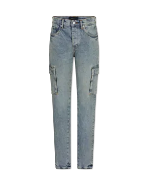 Purple Jeans P001 Skinny Cargo Pumice Jeans