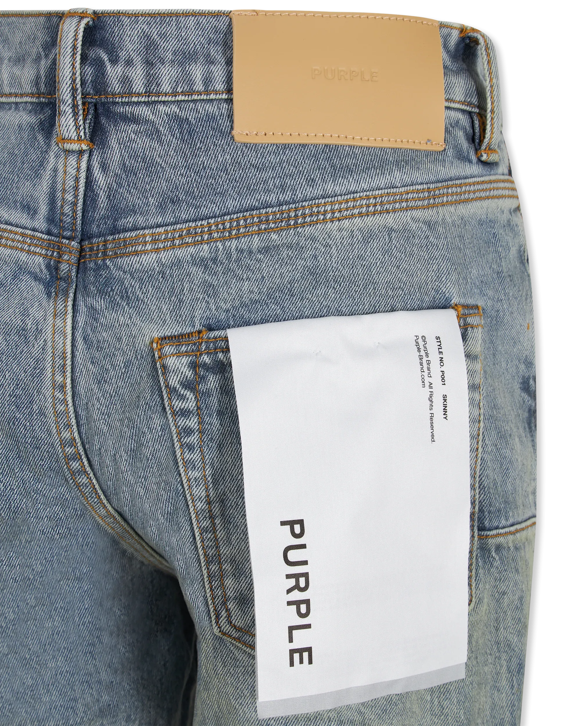 Purple Jeans P001 Skinny Cargo Pumice Jeans