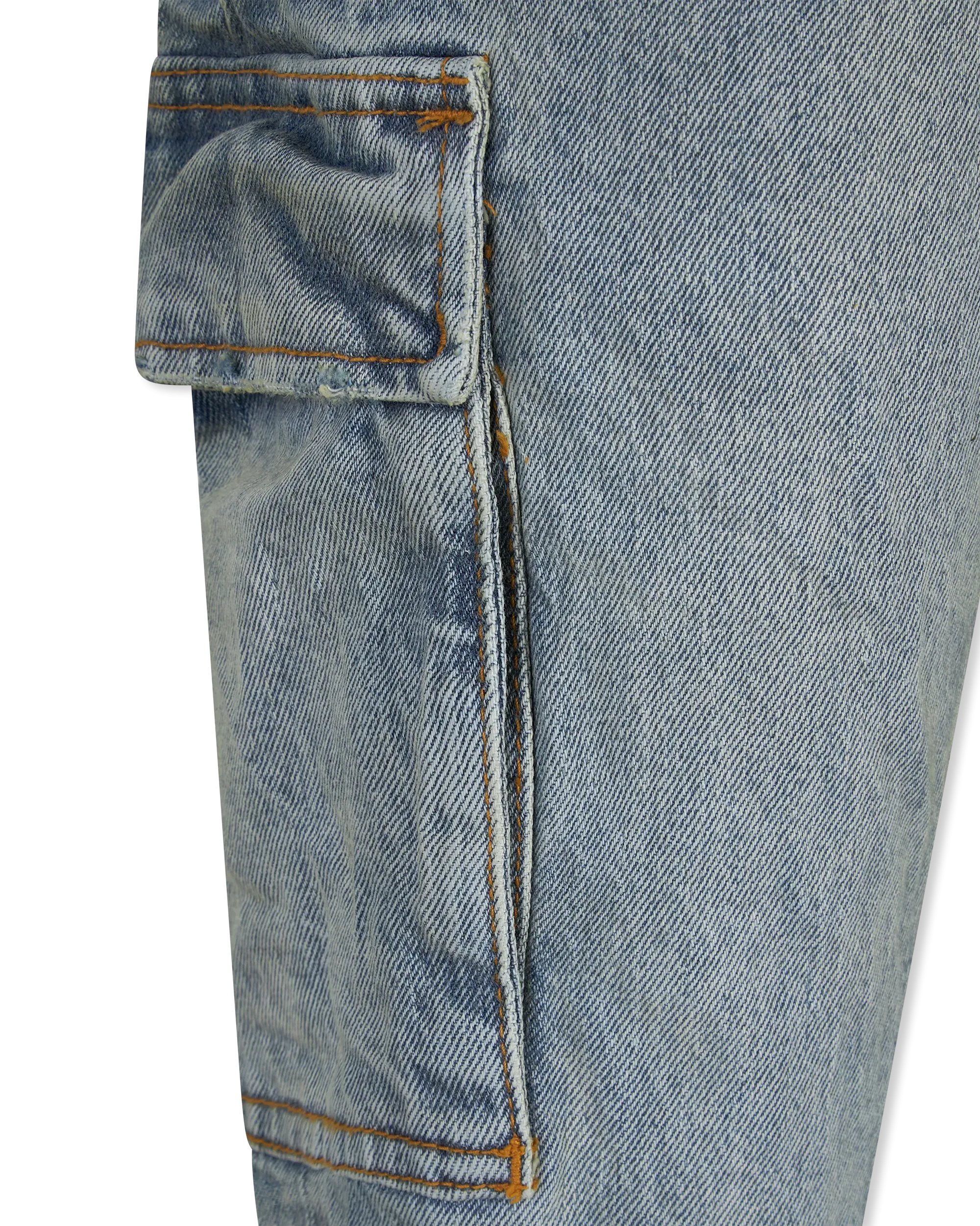 Purple Jeans P001 Skinny Cargo Pumice Jeans