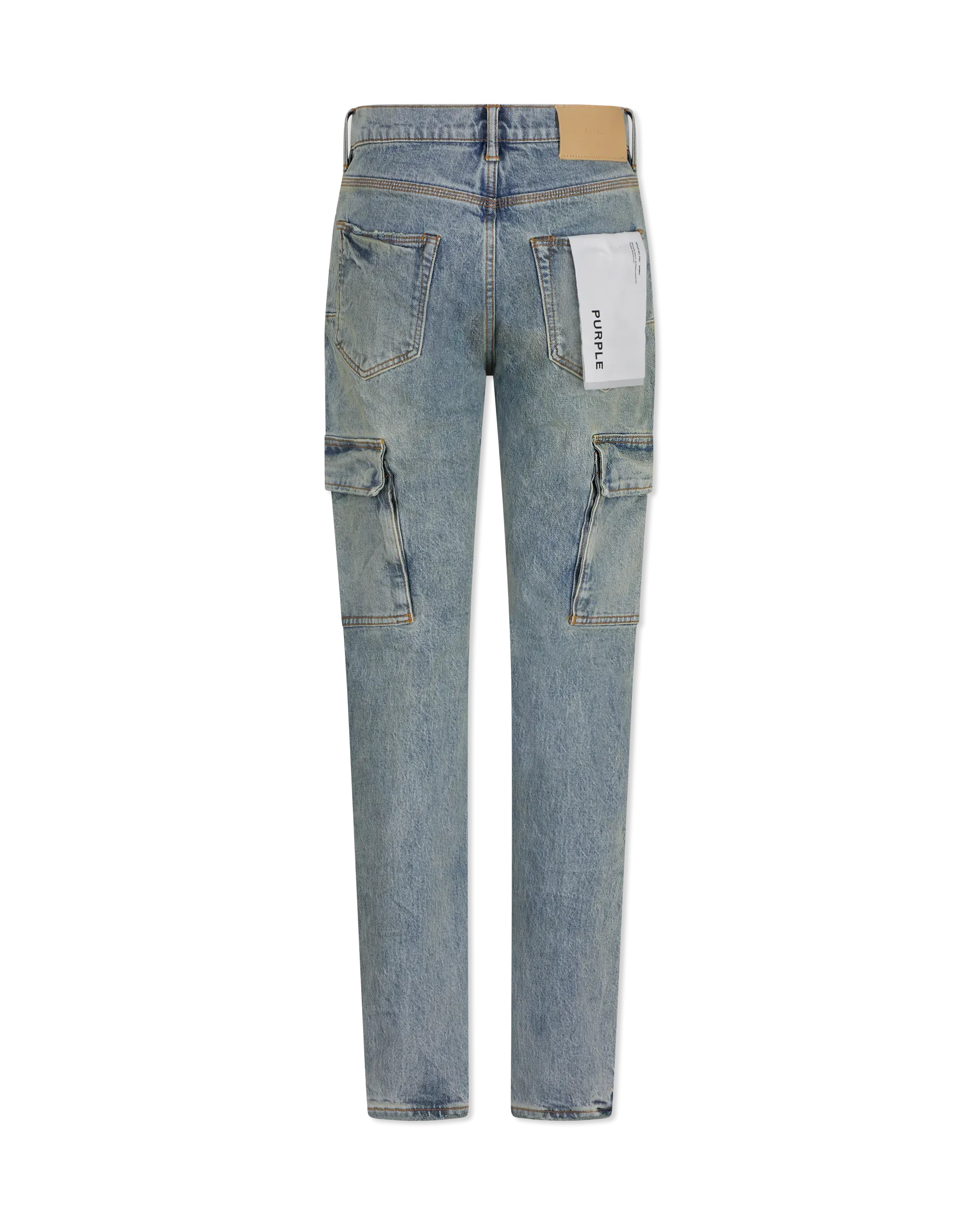 Purple Jeans P001 Skinny Cargo Pumice Jeans