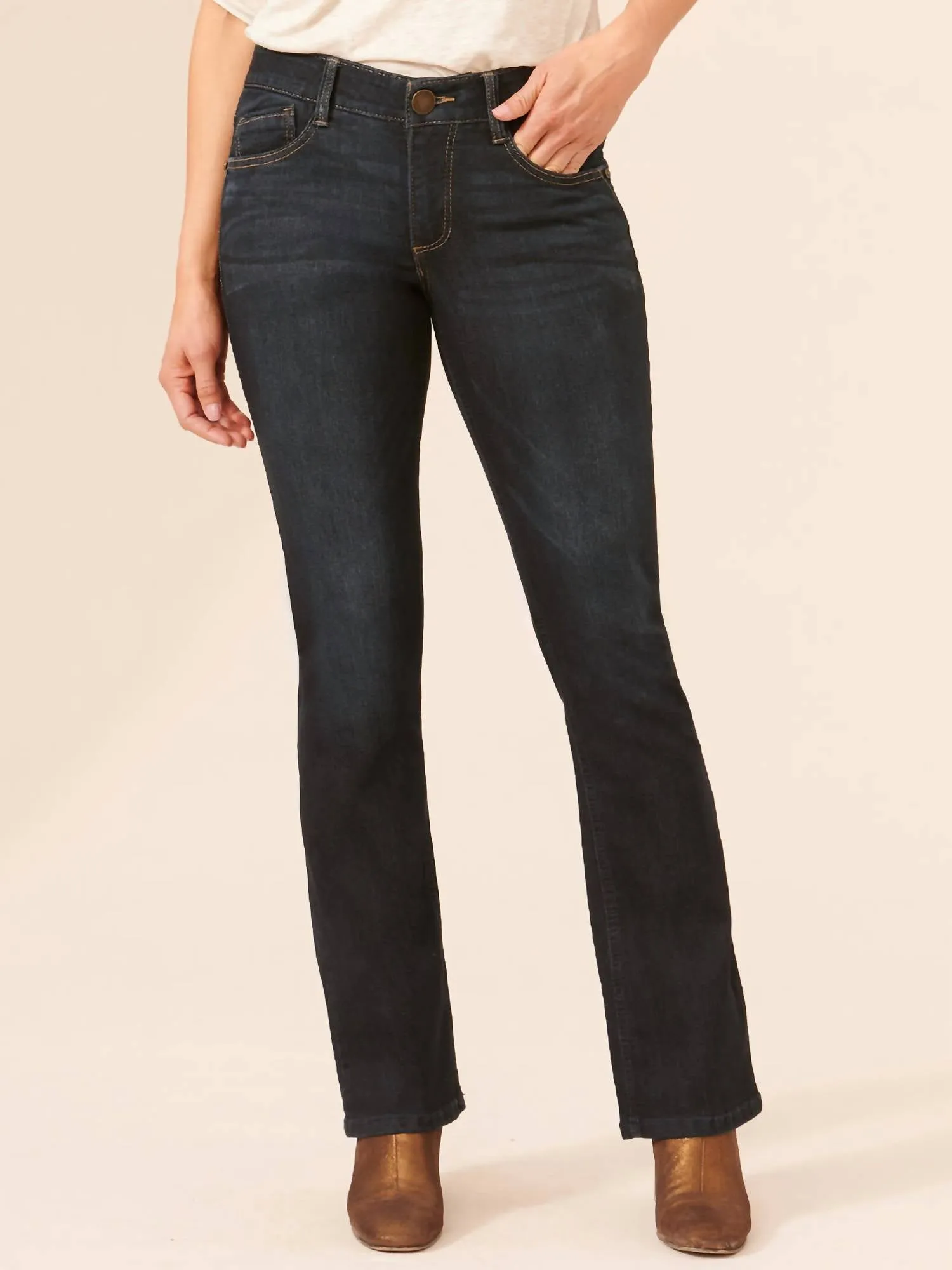 "ab" Solution Itty Bitty Bootcut Jean In Indigo