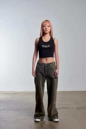 Ragged Gothic Logo Vest