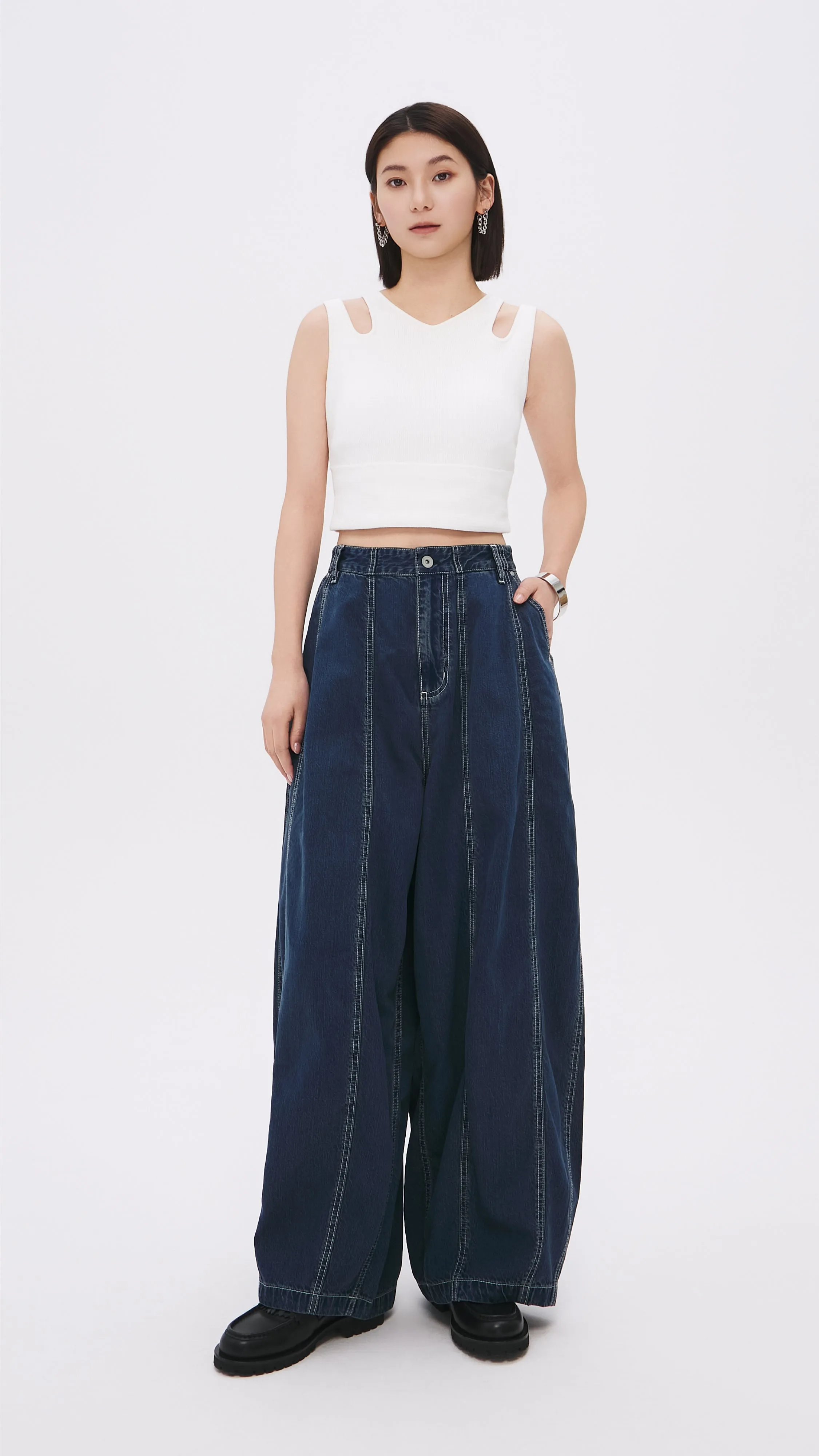 Rebuilt Balloon Jeans