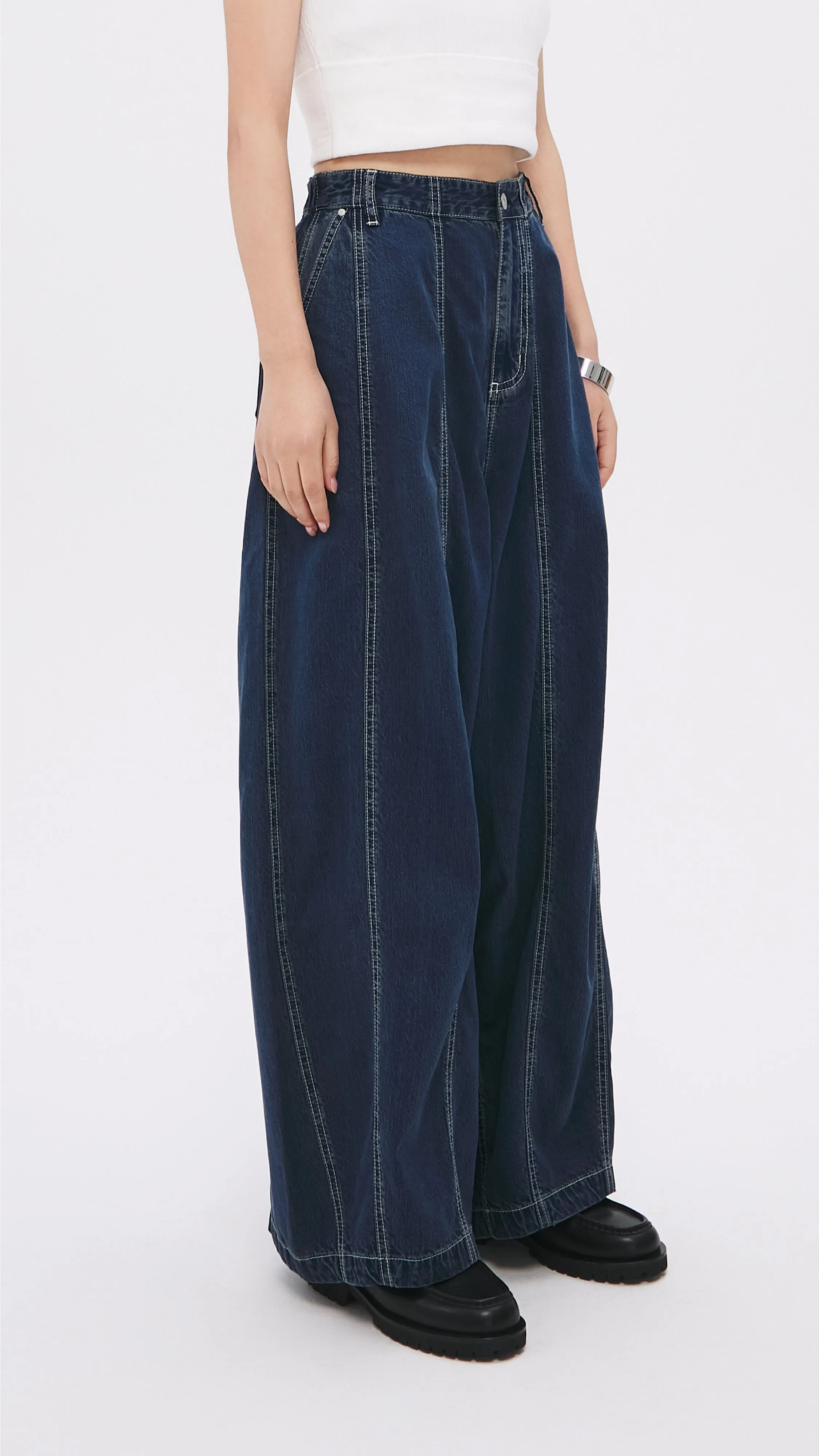 Rebuilt Balloon Jeans
