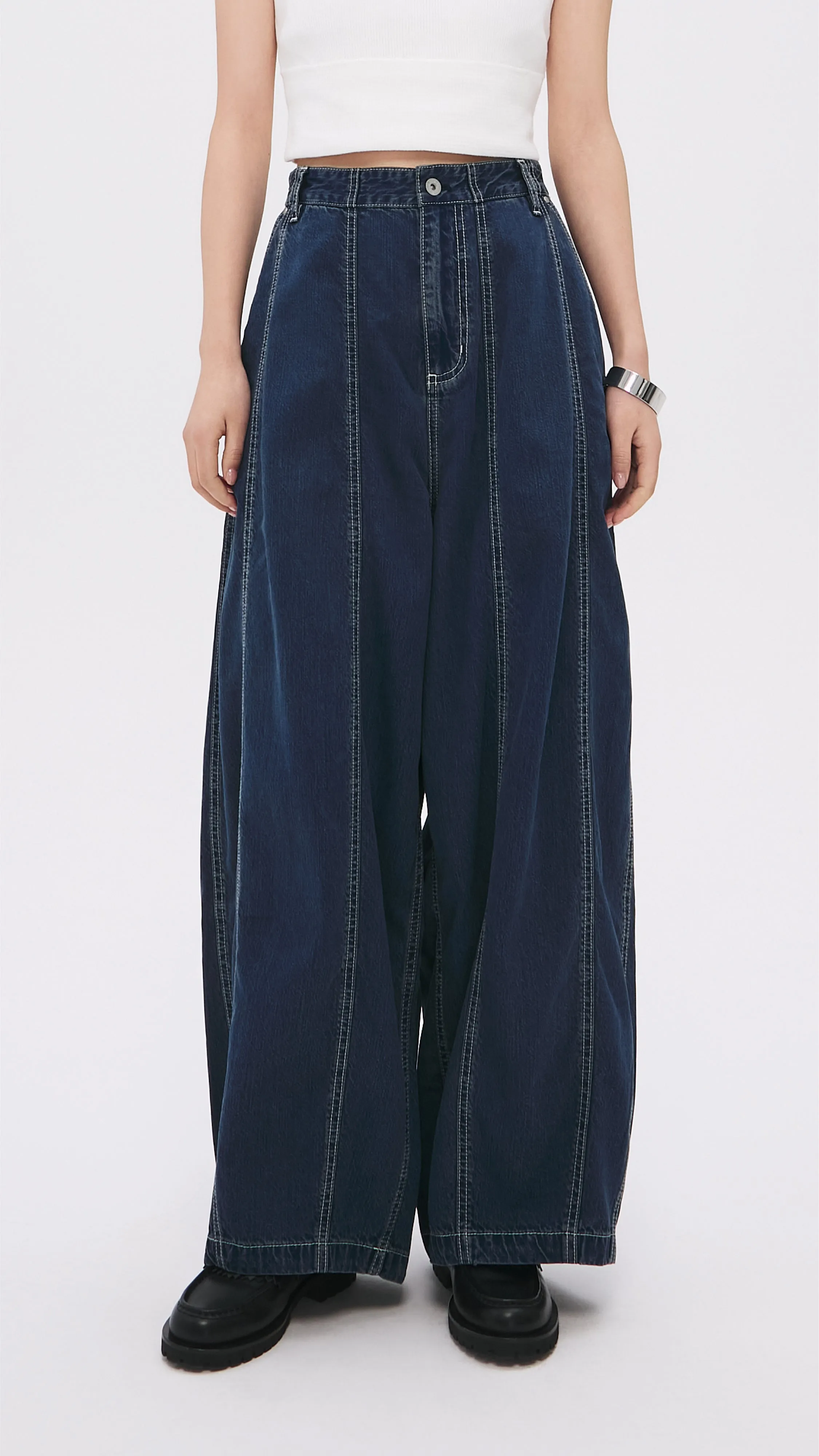 Rebuilt Balloon Jeans