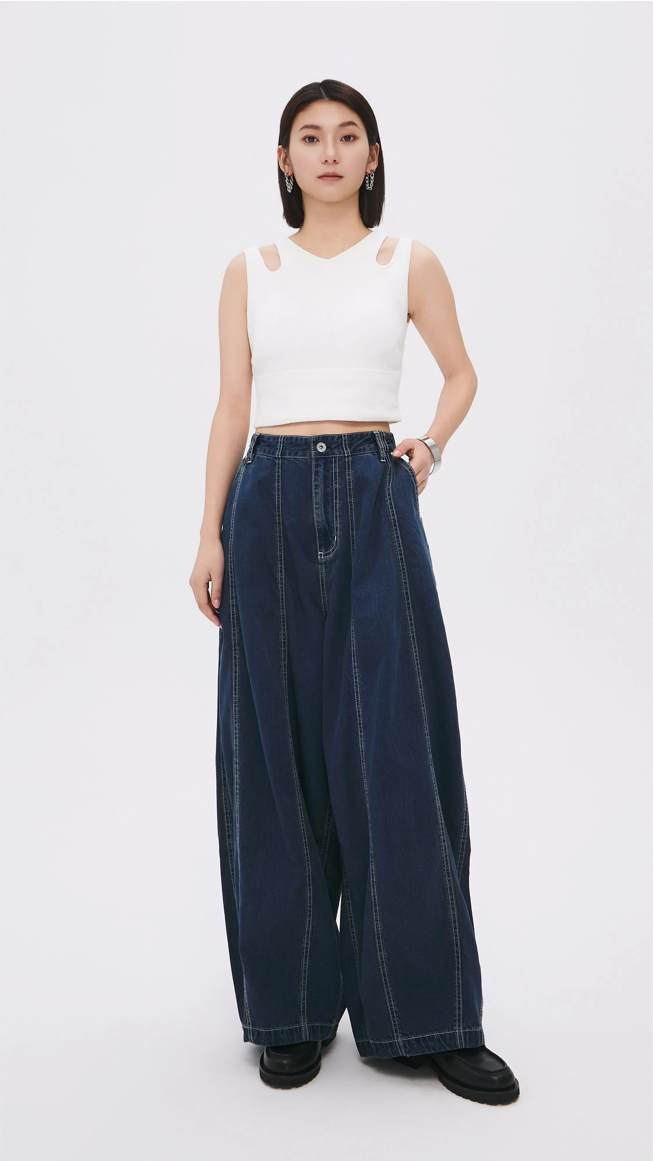 Rebuilt Balloon Jeans