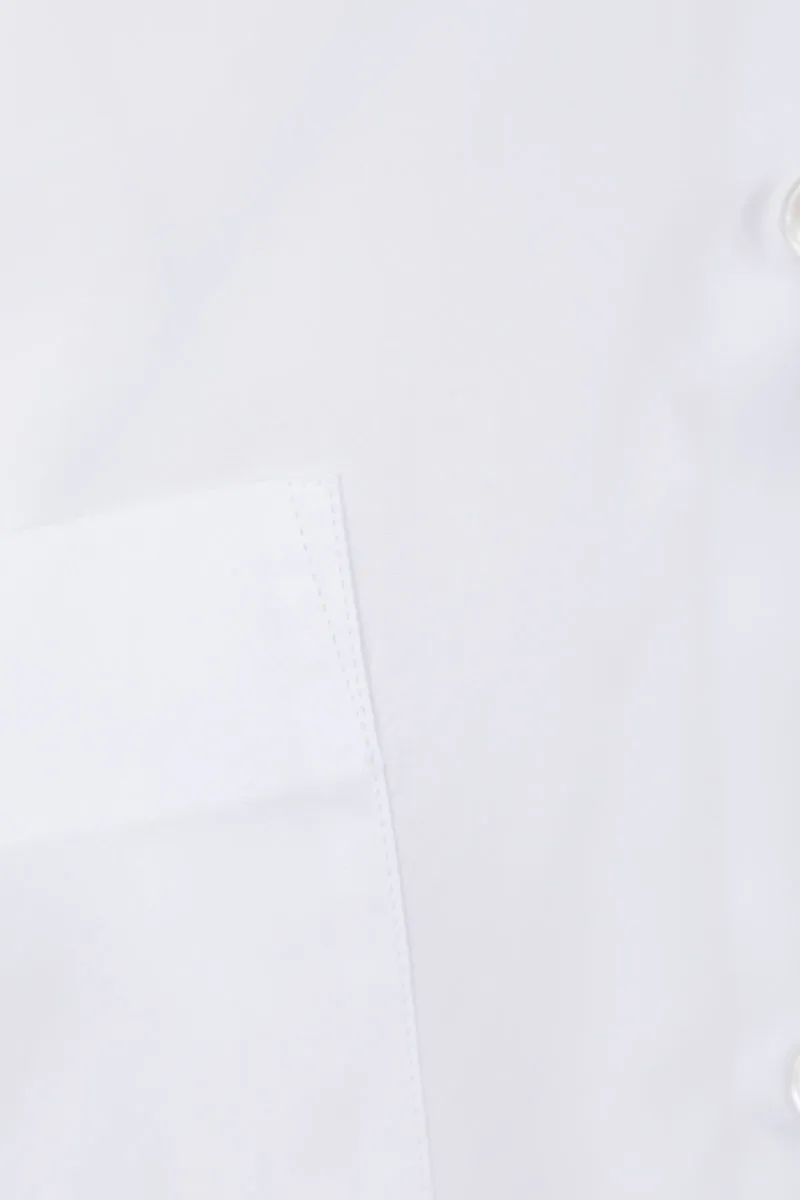 relaxed-fit poplin shirt