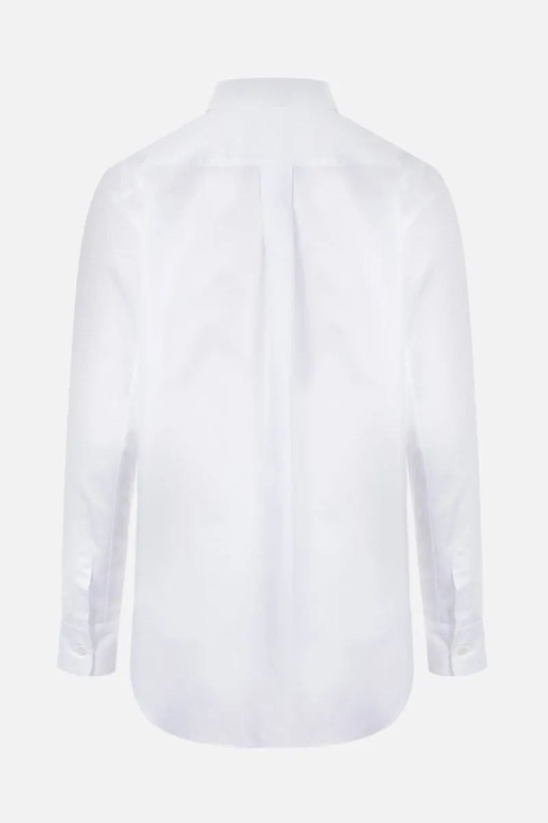 relaxed-fit poplin shirt