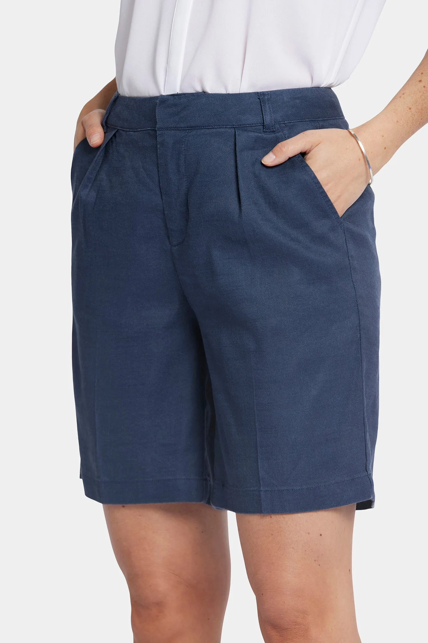 Relaxed Shorts  - Oxford Navy