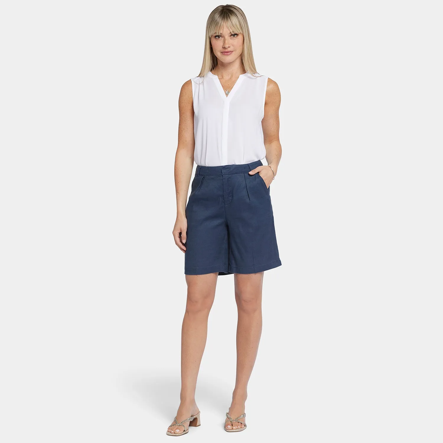 Relaxed Shorts  - Oxford Navy
