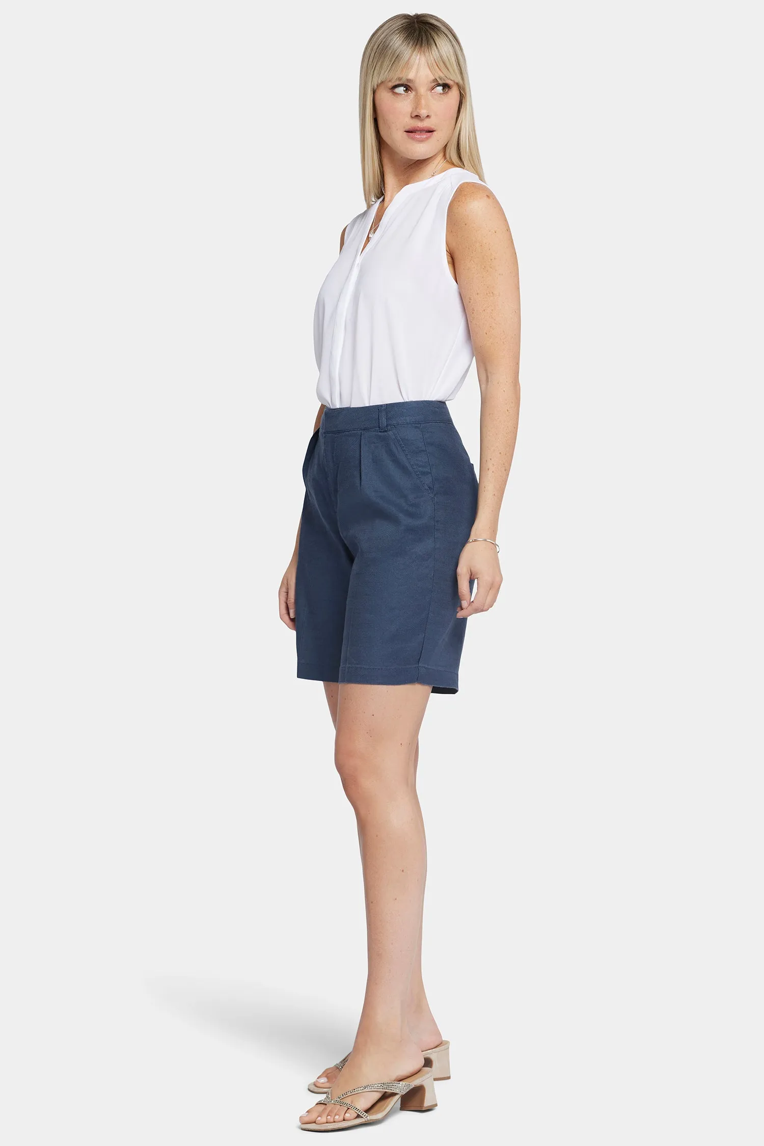 Relaxed Shorts  - Oxford Navy