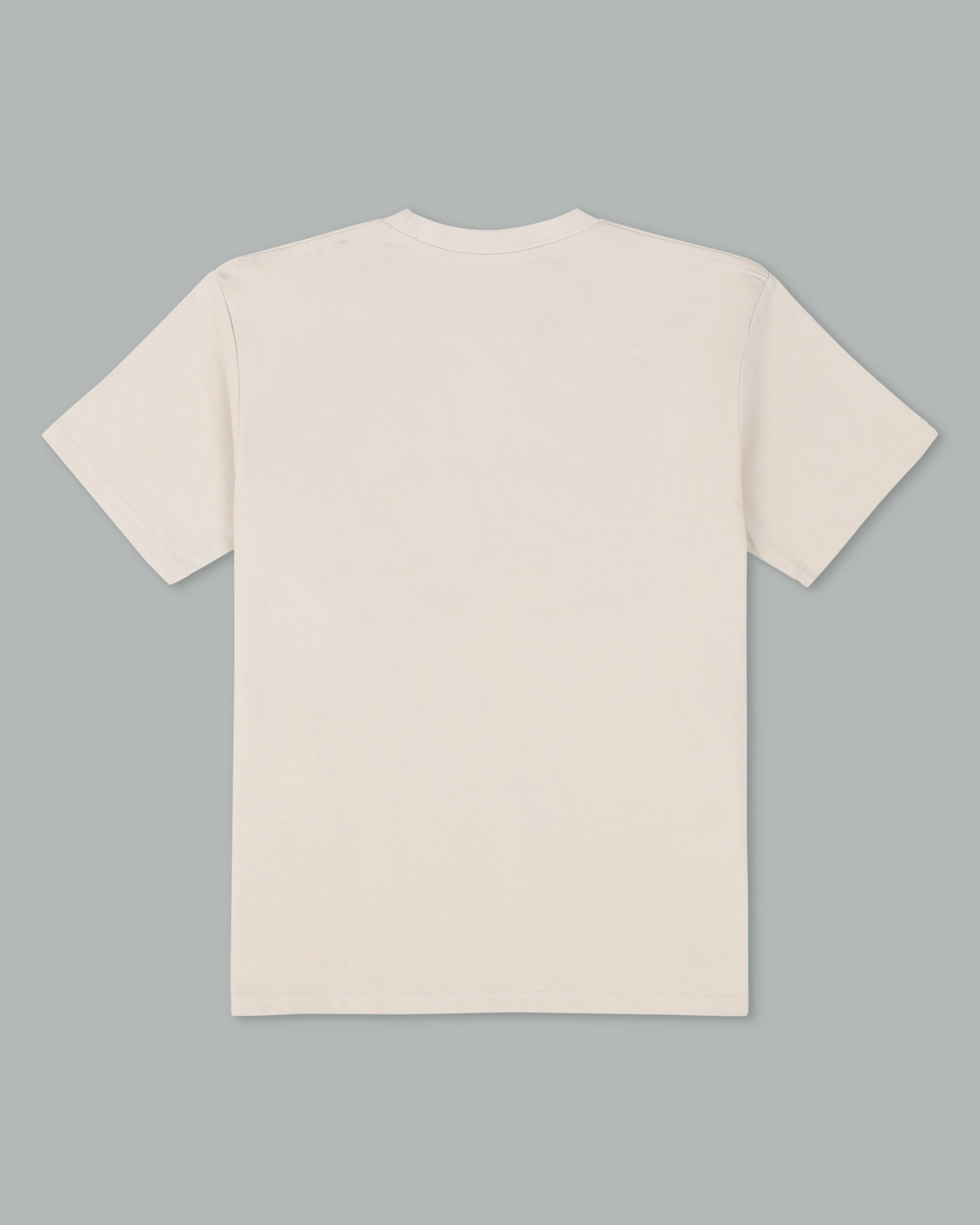 Reversed Crown Tee. Bone/ Java.
