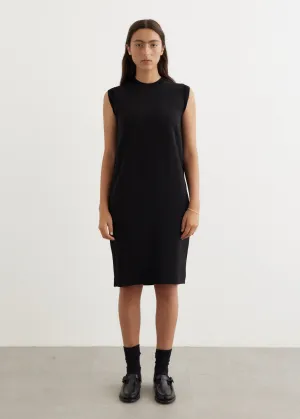Rib-Edge Shift Dress