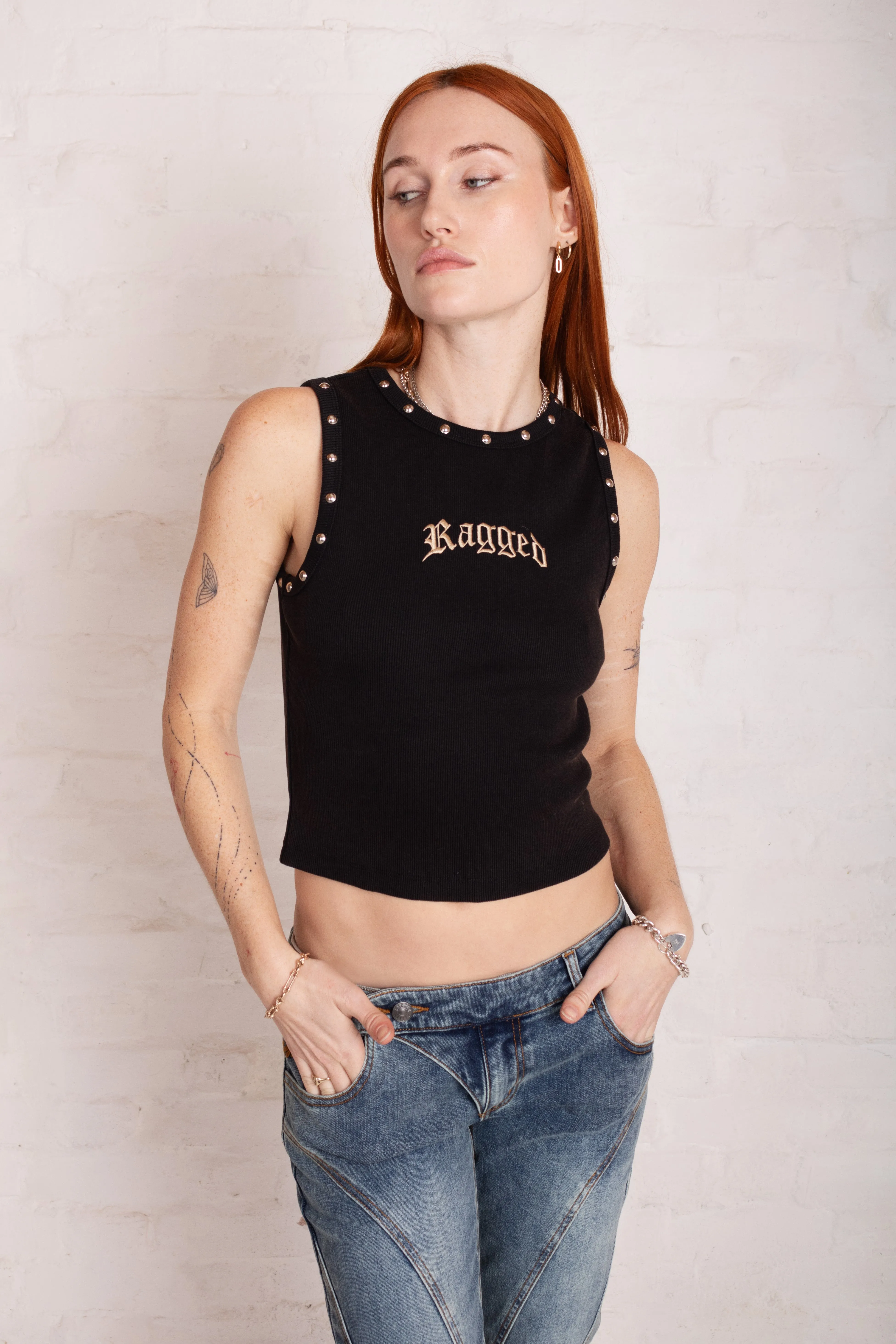 Rivet Logo Tank Top